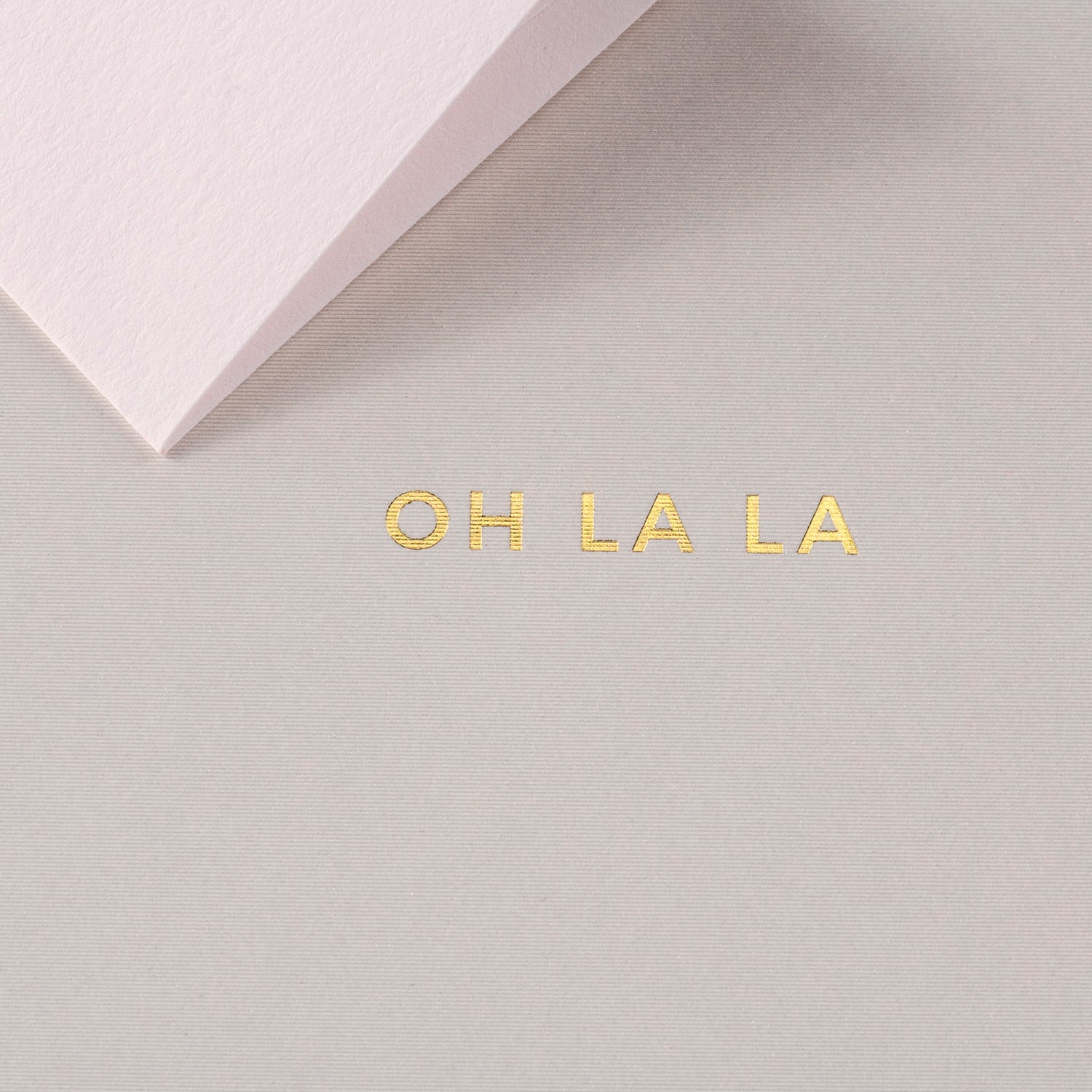 Klappkarte A7 „Oh la la" - mit Umschlag