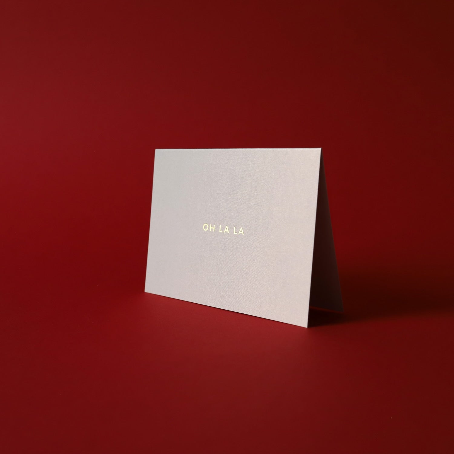 Klappkarte A7 „Oh la la" - mit Umschlag