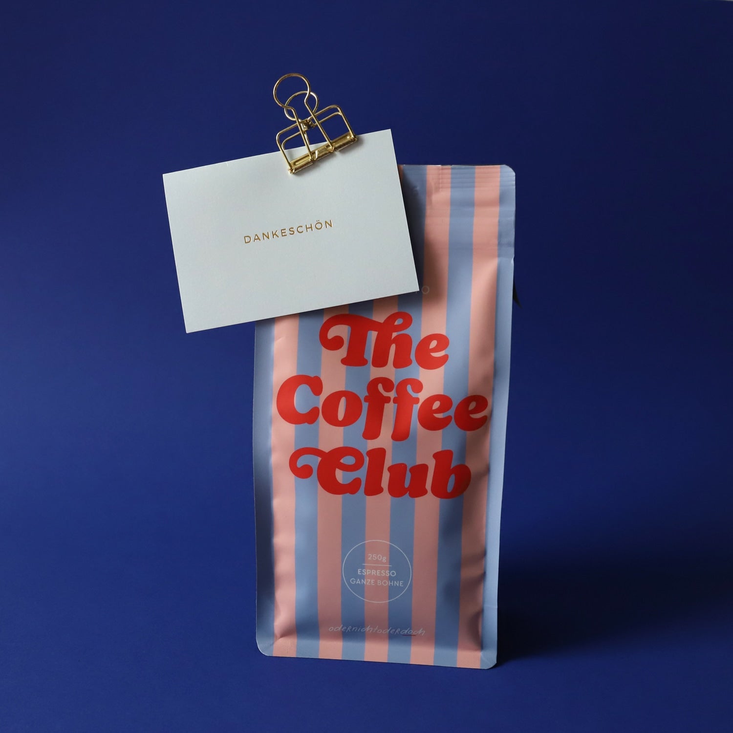 Klappkarte A7 „Dankeschön" - mit Umschlag