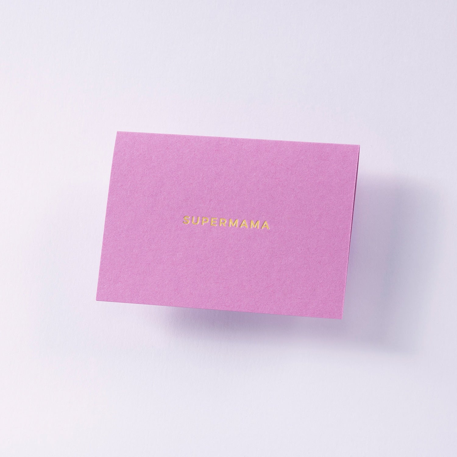 Klappkarte A7 „Supermama" - mit Umschlag