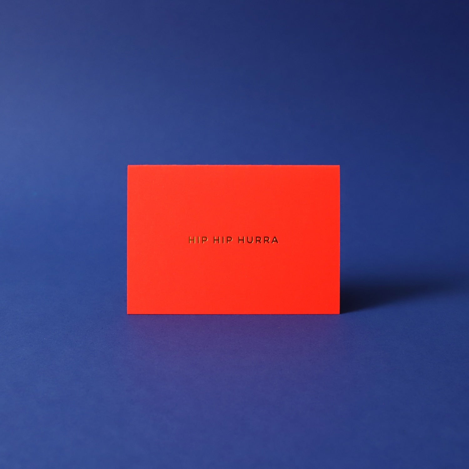 Klappkarte A7 „Hip hip hurra" - mit Umschlag