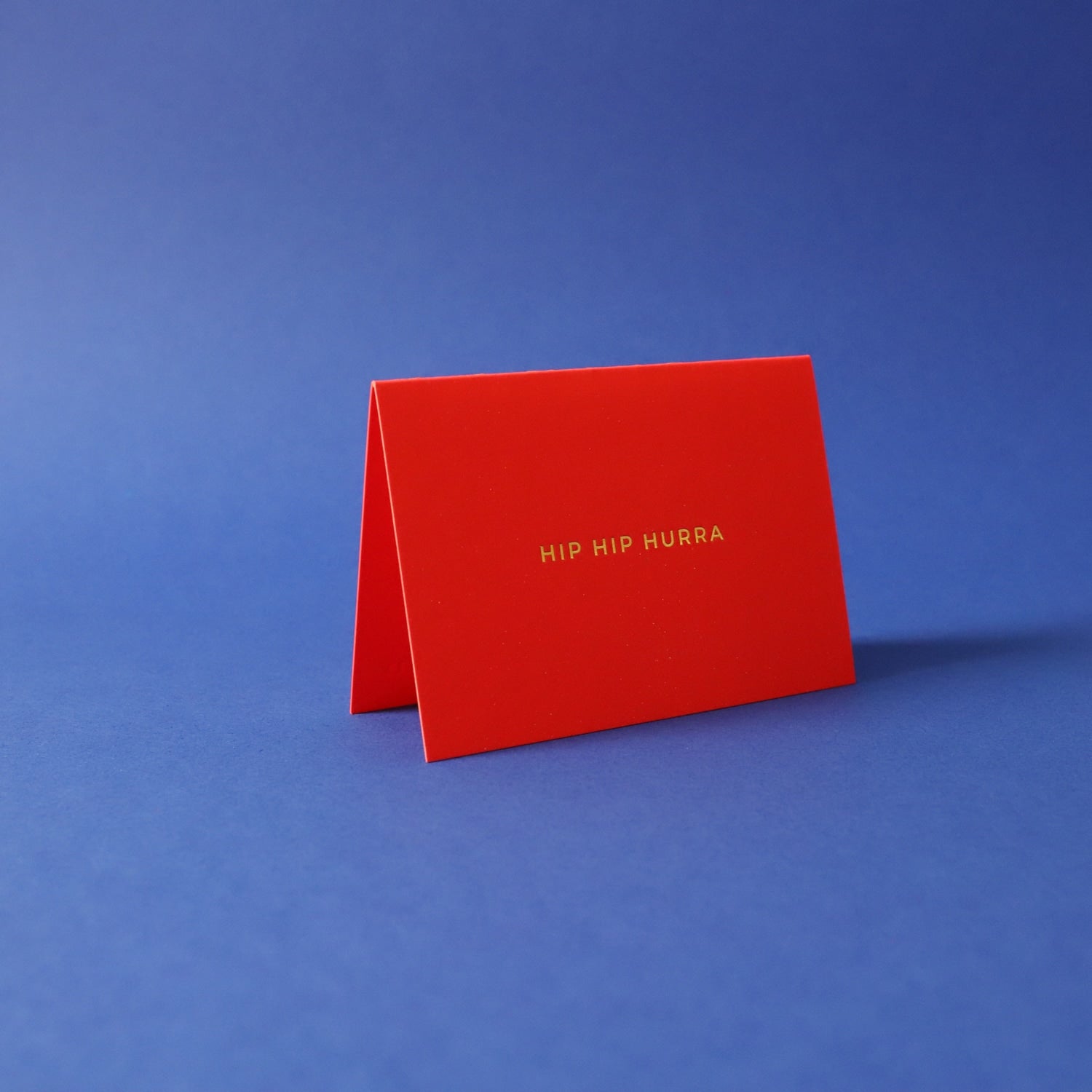 Klappkarte A7 „Hip hip hurra" - mit Umschlag