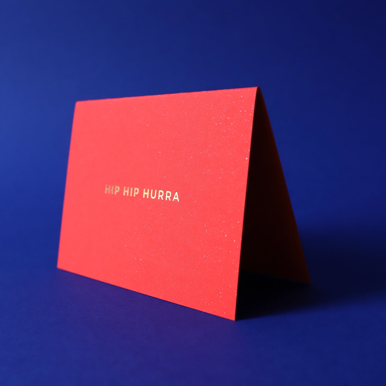 Klappkarte A7 „Hip hip hurra" - mit Umschlag