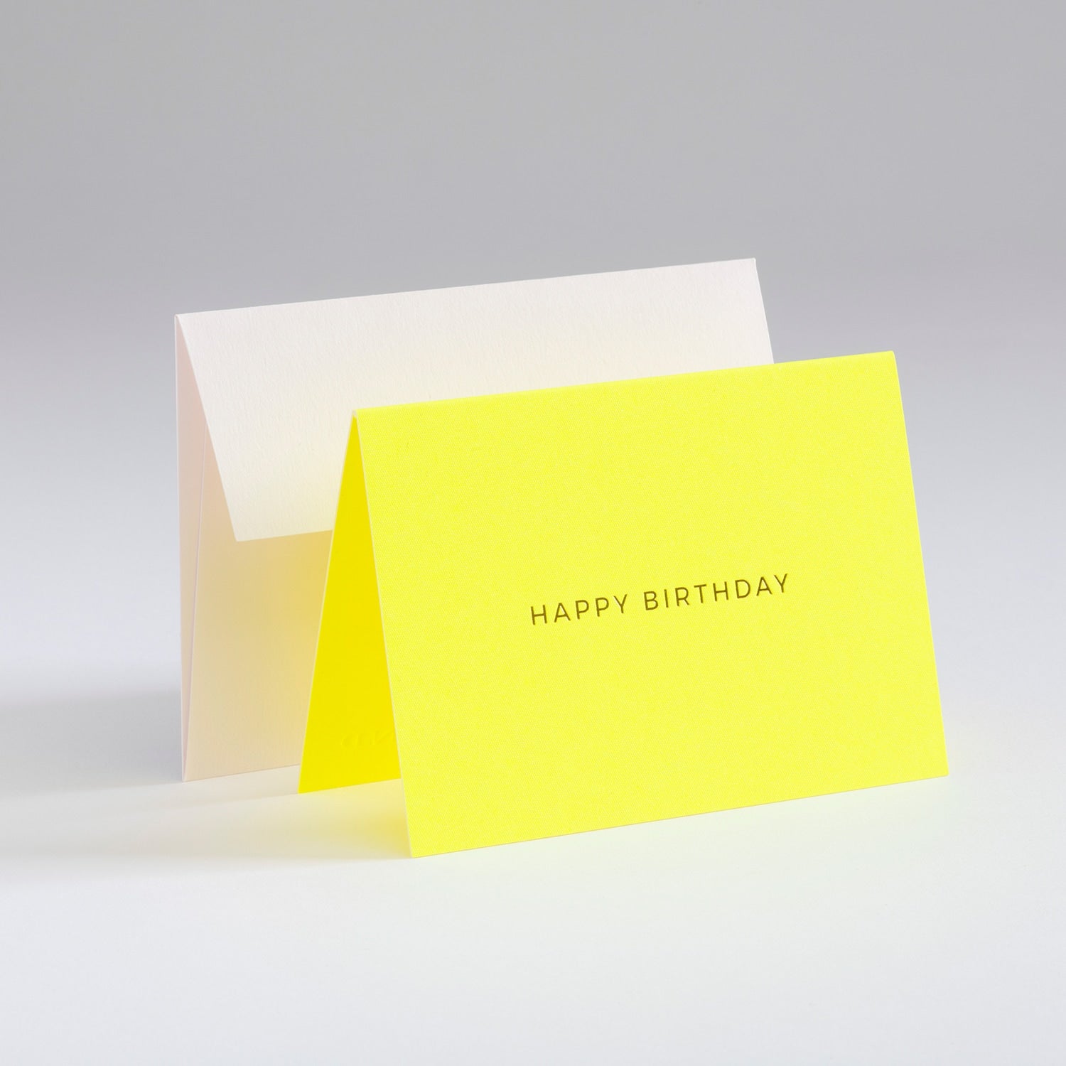 Klappkarte A7 „Happy Birthday" - mit Umschlag