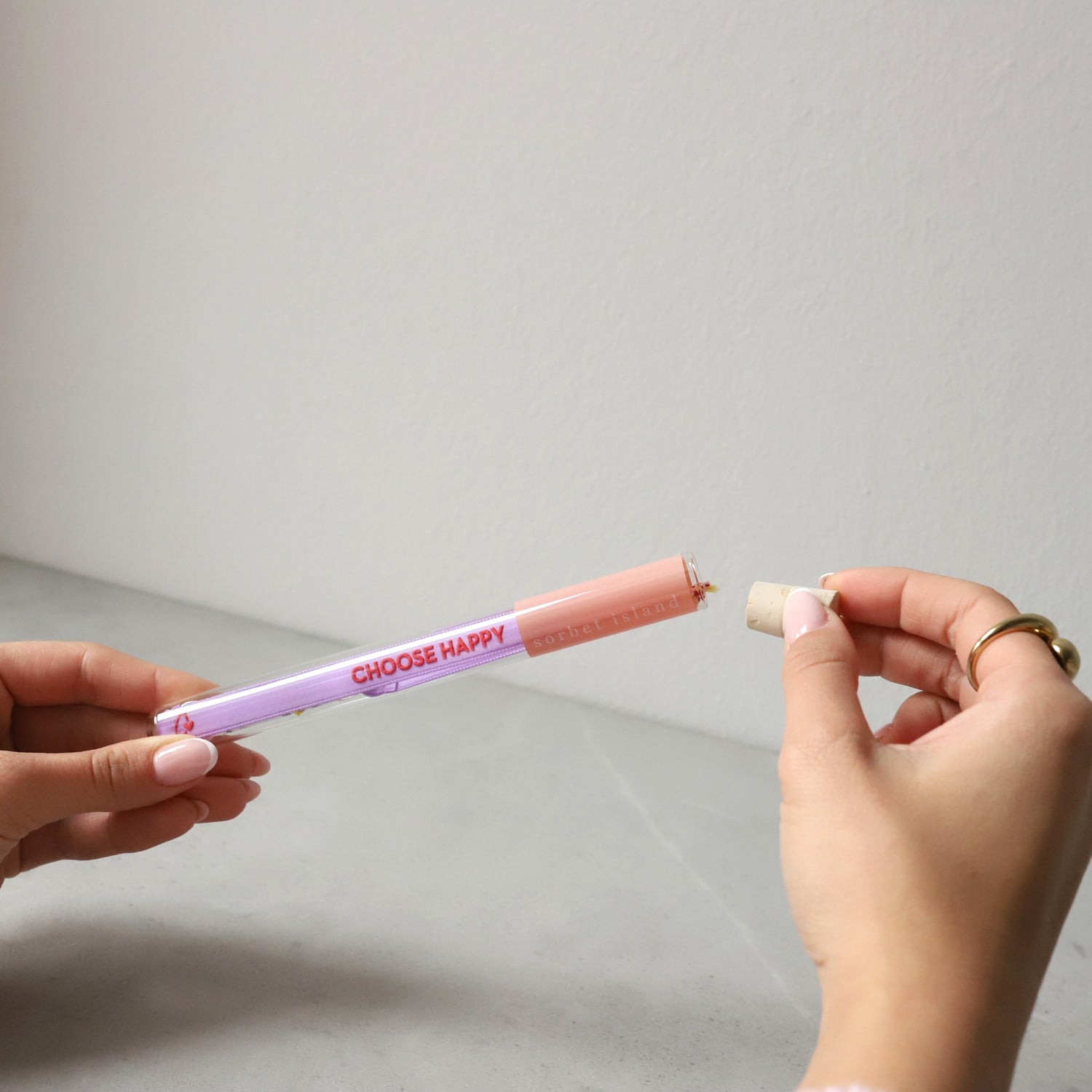 Glücksarmband „Choose happy“