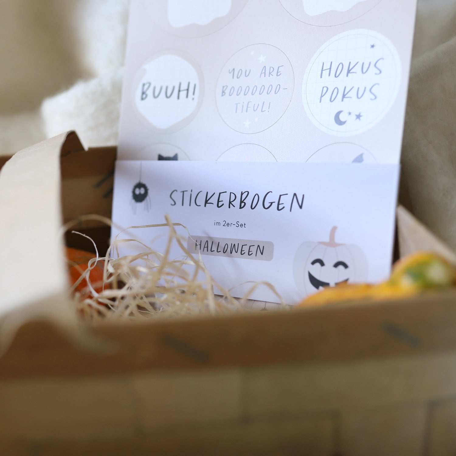 Stickerbogen 2er-Set "Halloween"