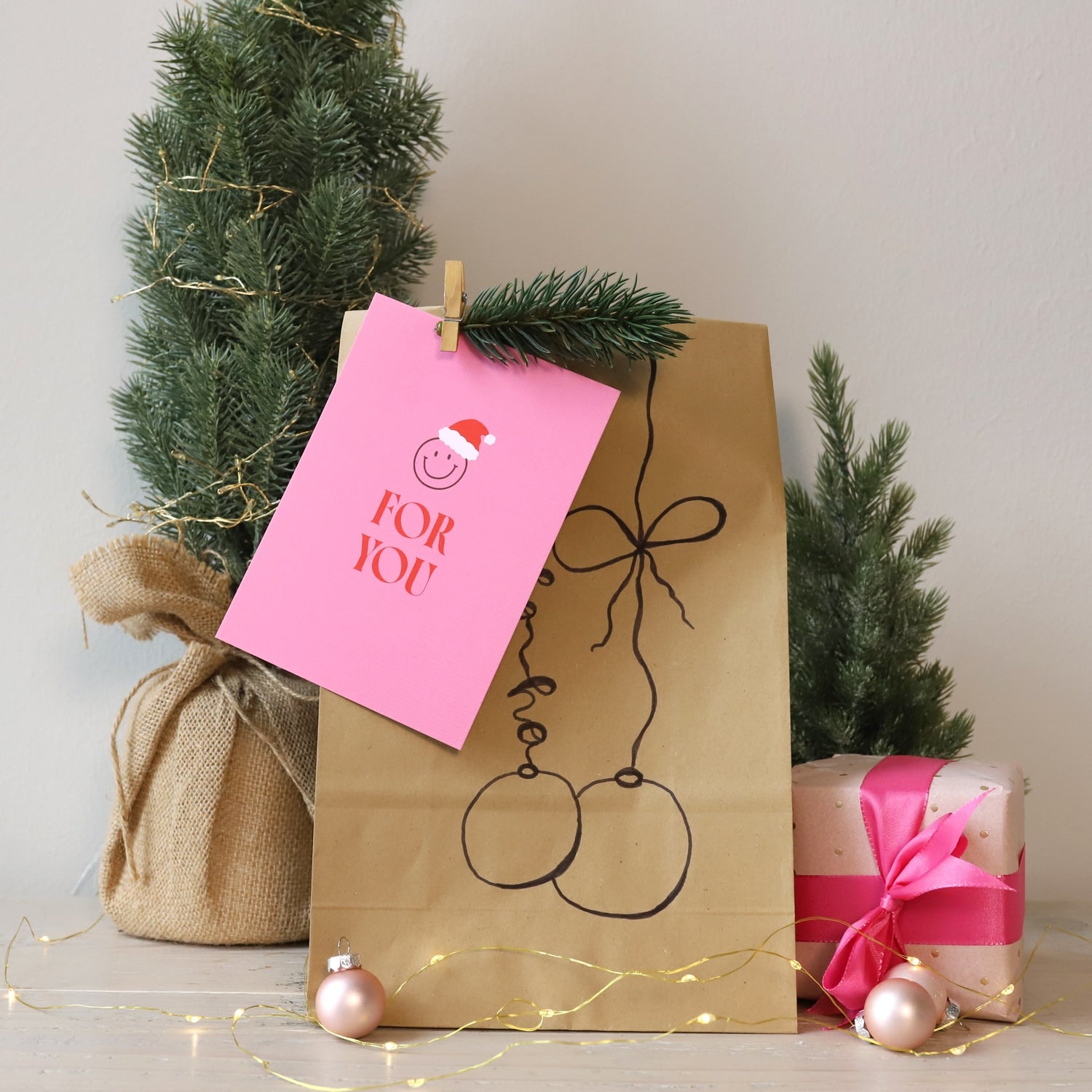 Postkarte „Smiley"