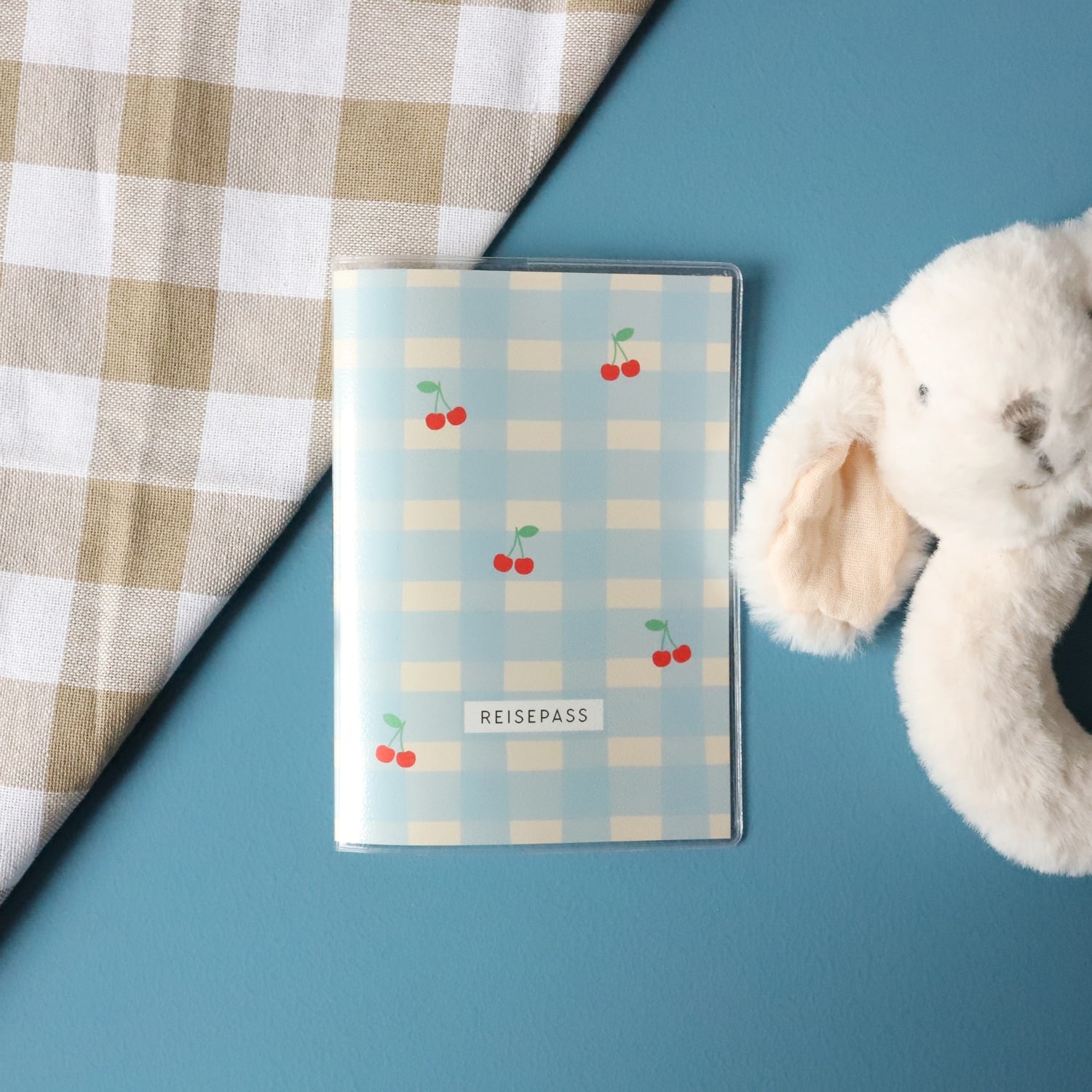Reisepass-Hülle „Kirschen“