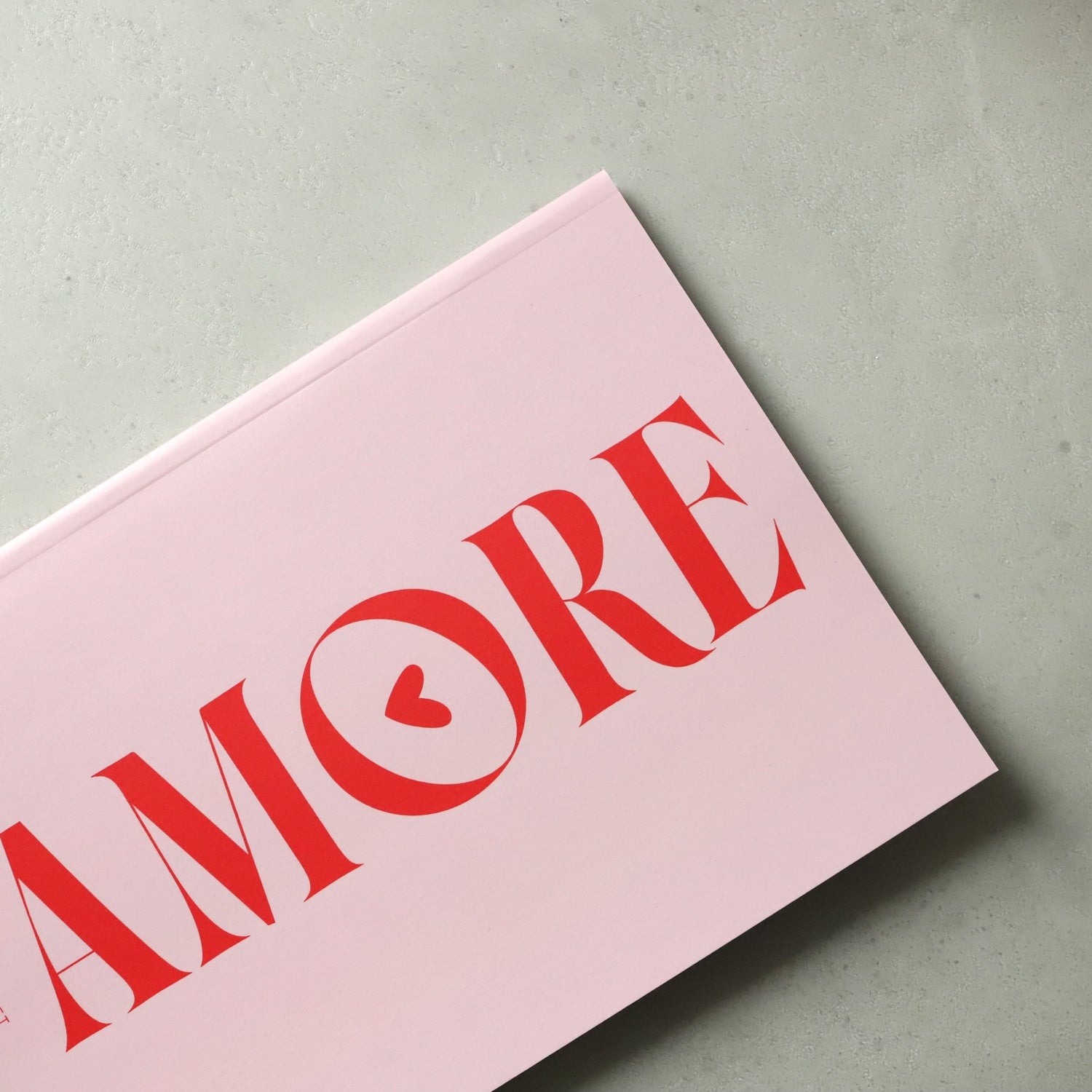 Notizheft A5 „Amore", kariert