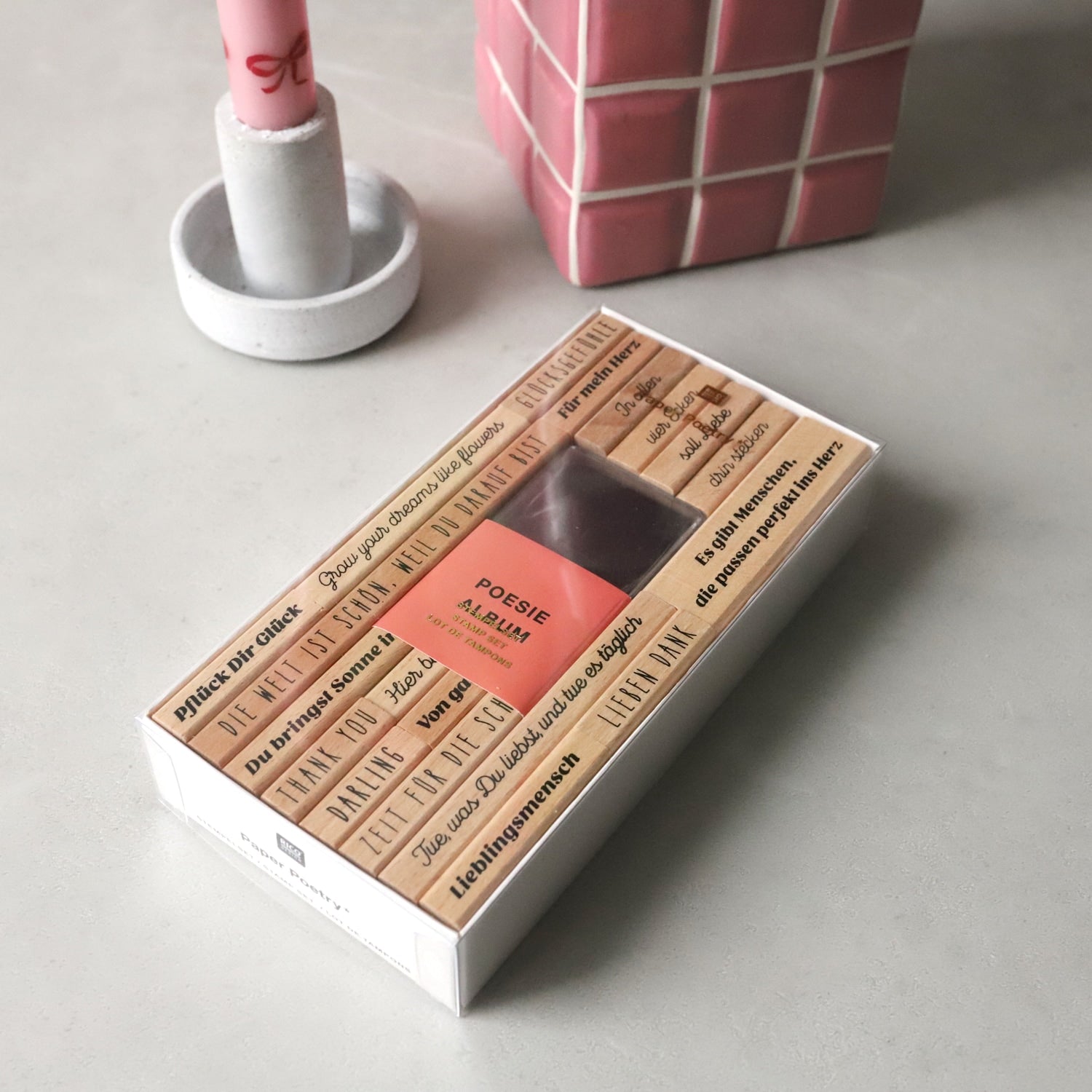 Stempelset „Poesiealbum"