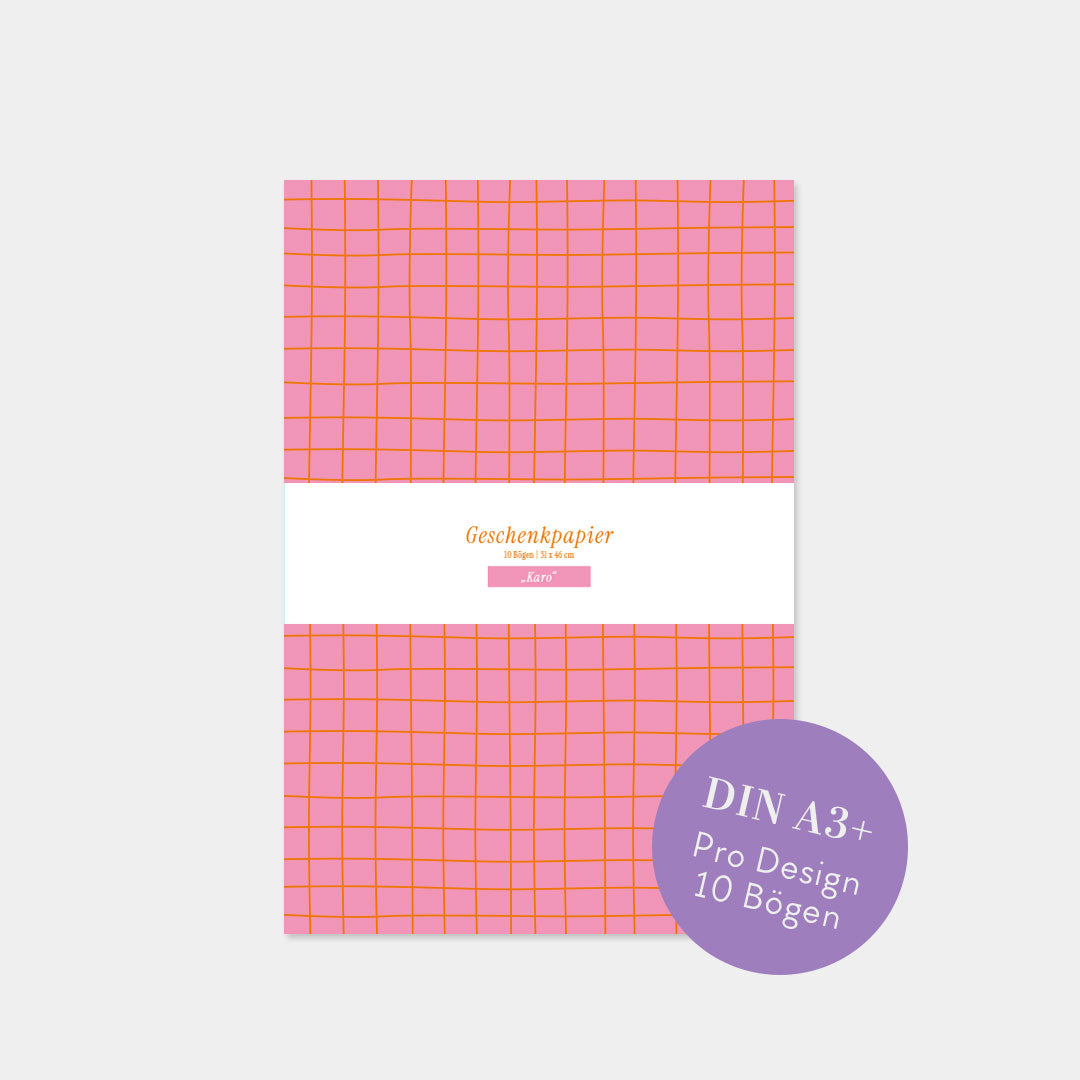 Geschenkpapier "Karo"
