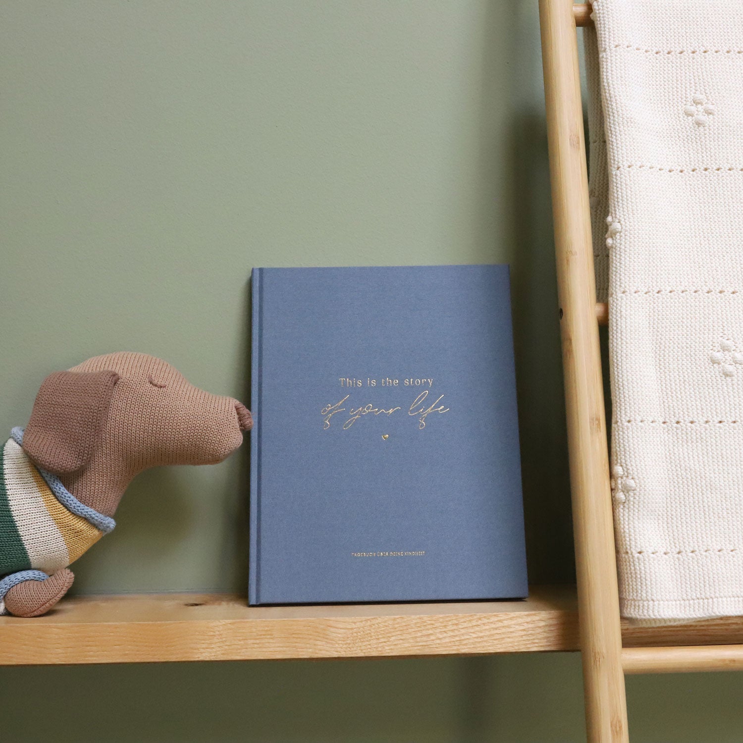 Tagebuch „Deine Kindheit", nachtblau