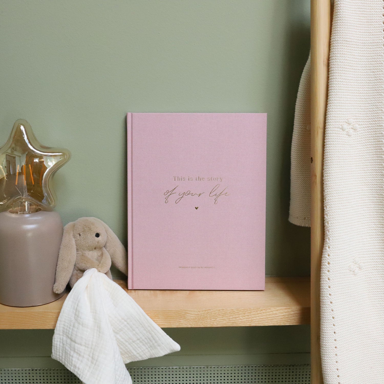 Tagebuch „Deine Kindheit", altrosa