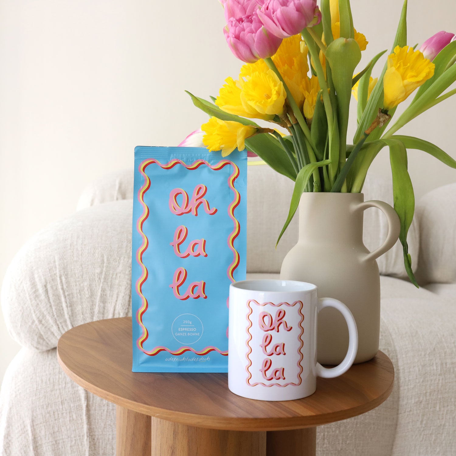Bundle Tasse & Kaffee „Oh la la“
