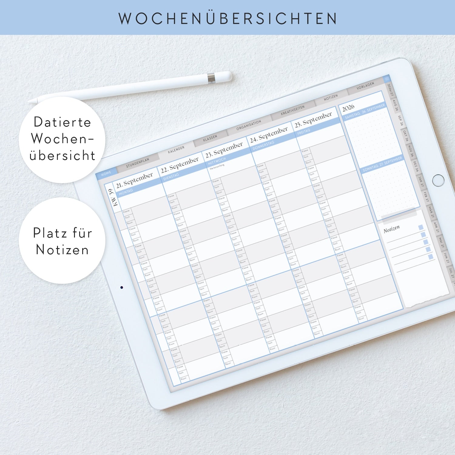 Digitaler Lehrerkalender 2026/2027