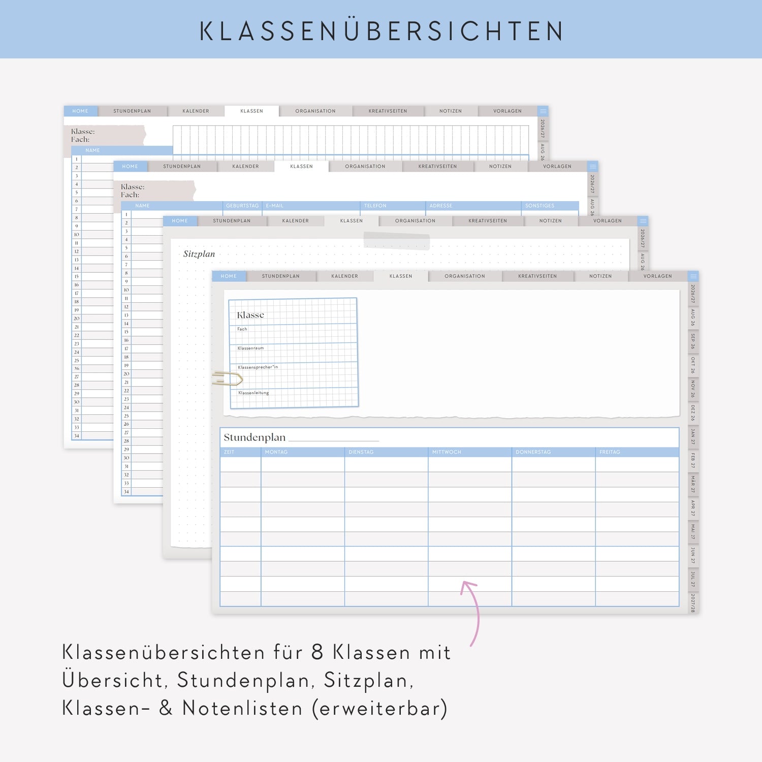 Digitaler Lehrerkalender 2026/2027