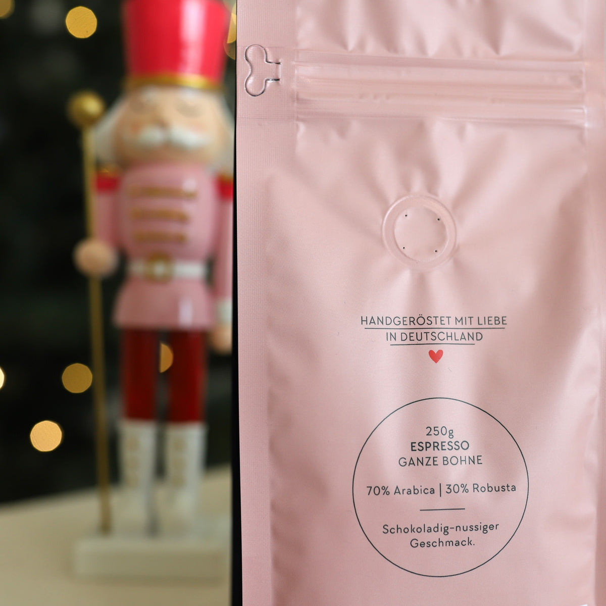 Kaffee "Nussknacker", Ganze Bohne, 250g