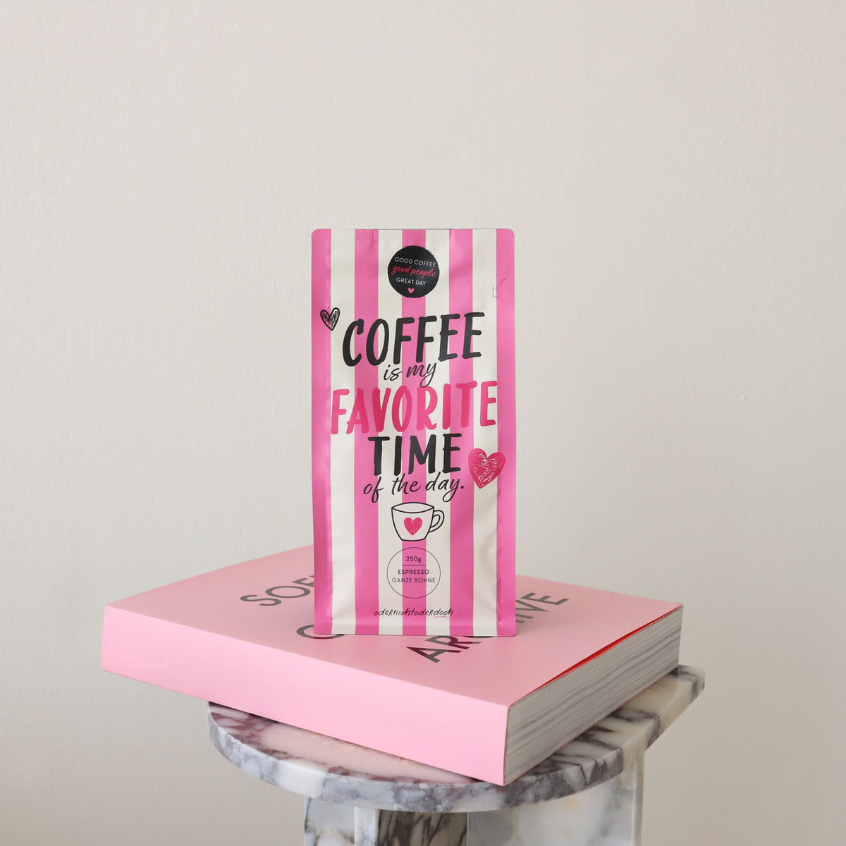 Kaffee "Coffee is my Favorite Time", Ganze Bohne, 250g