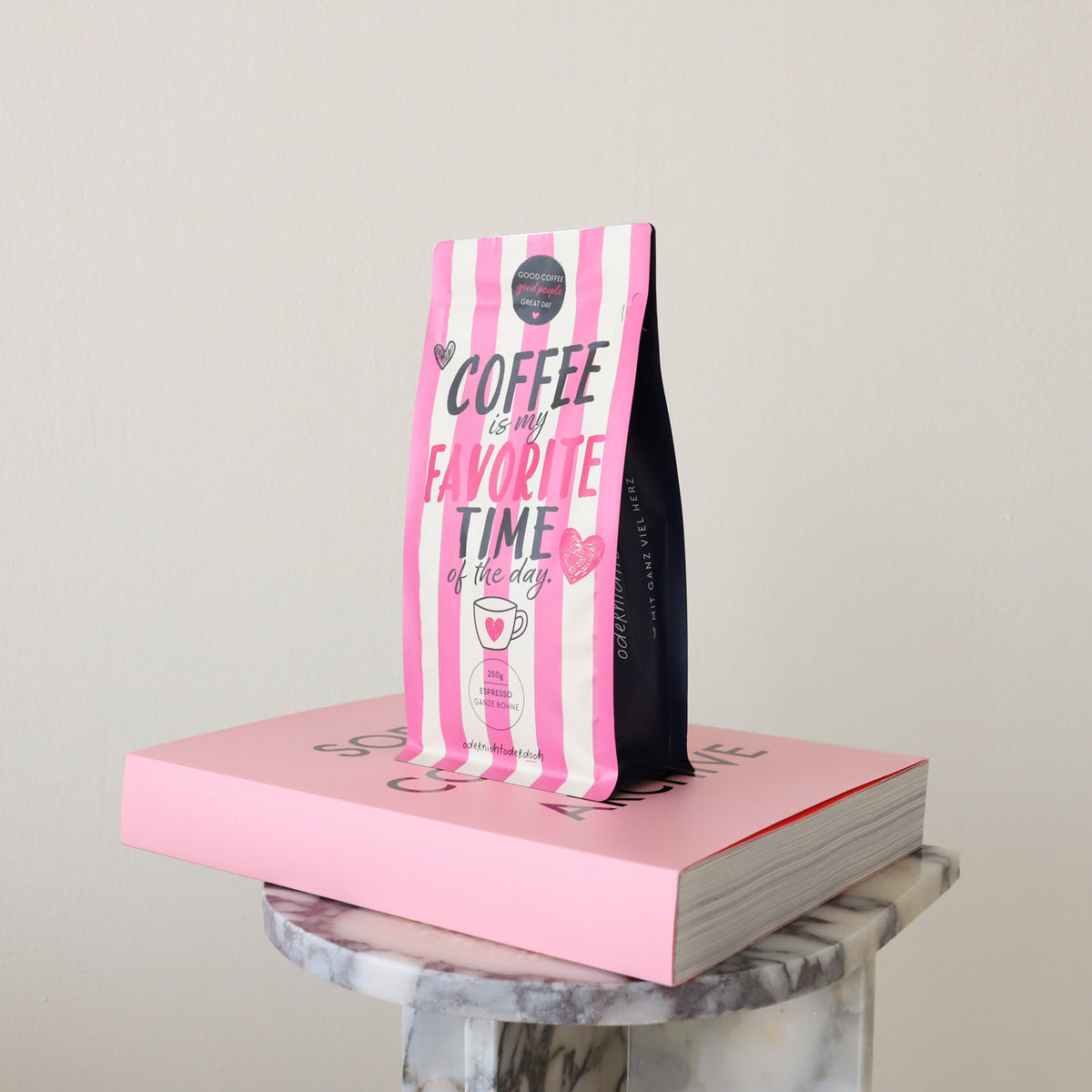 Kaffee "Coffee is my Favorite Time", Ganze Bohne, 250g