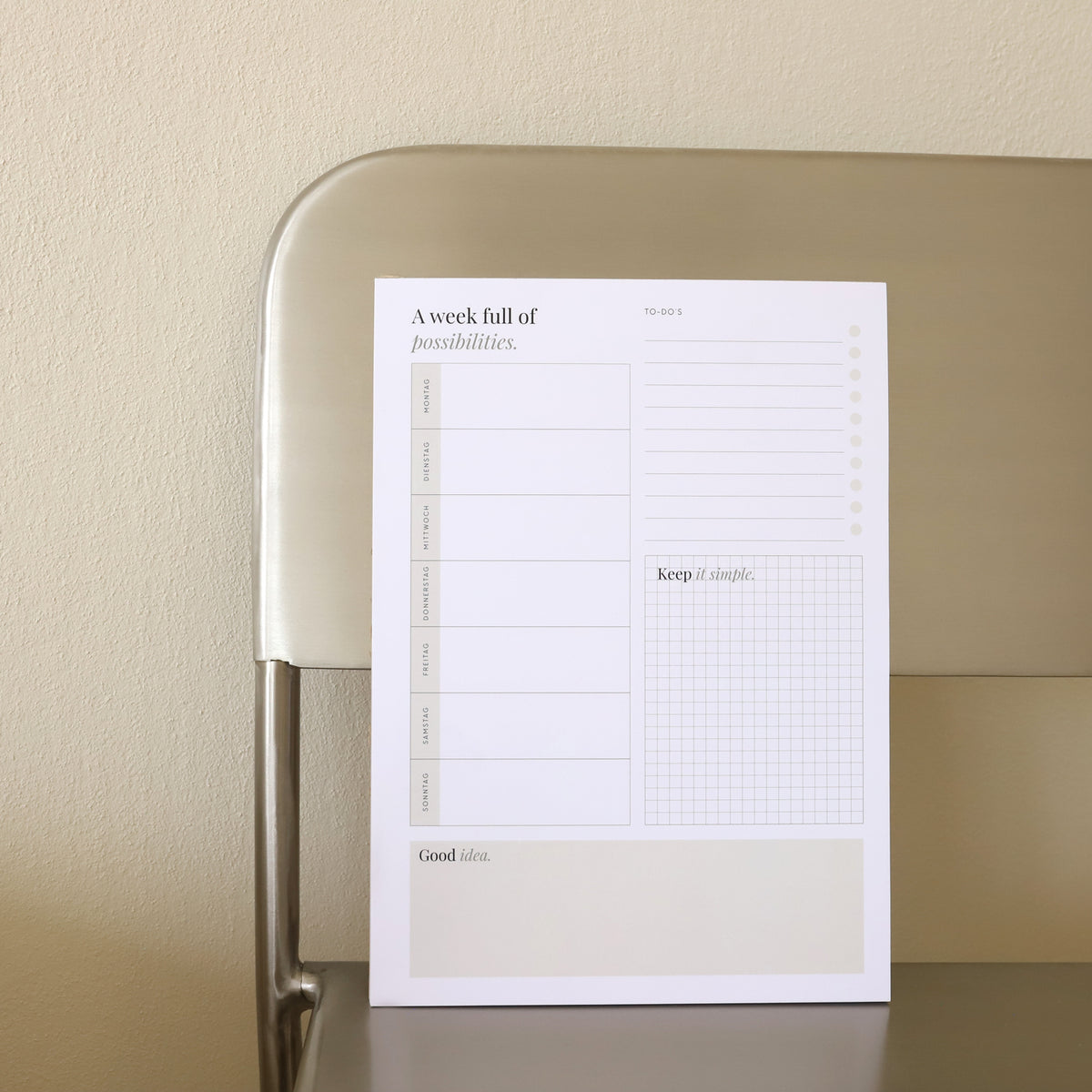 Notizblock A4 "Possibilities"