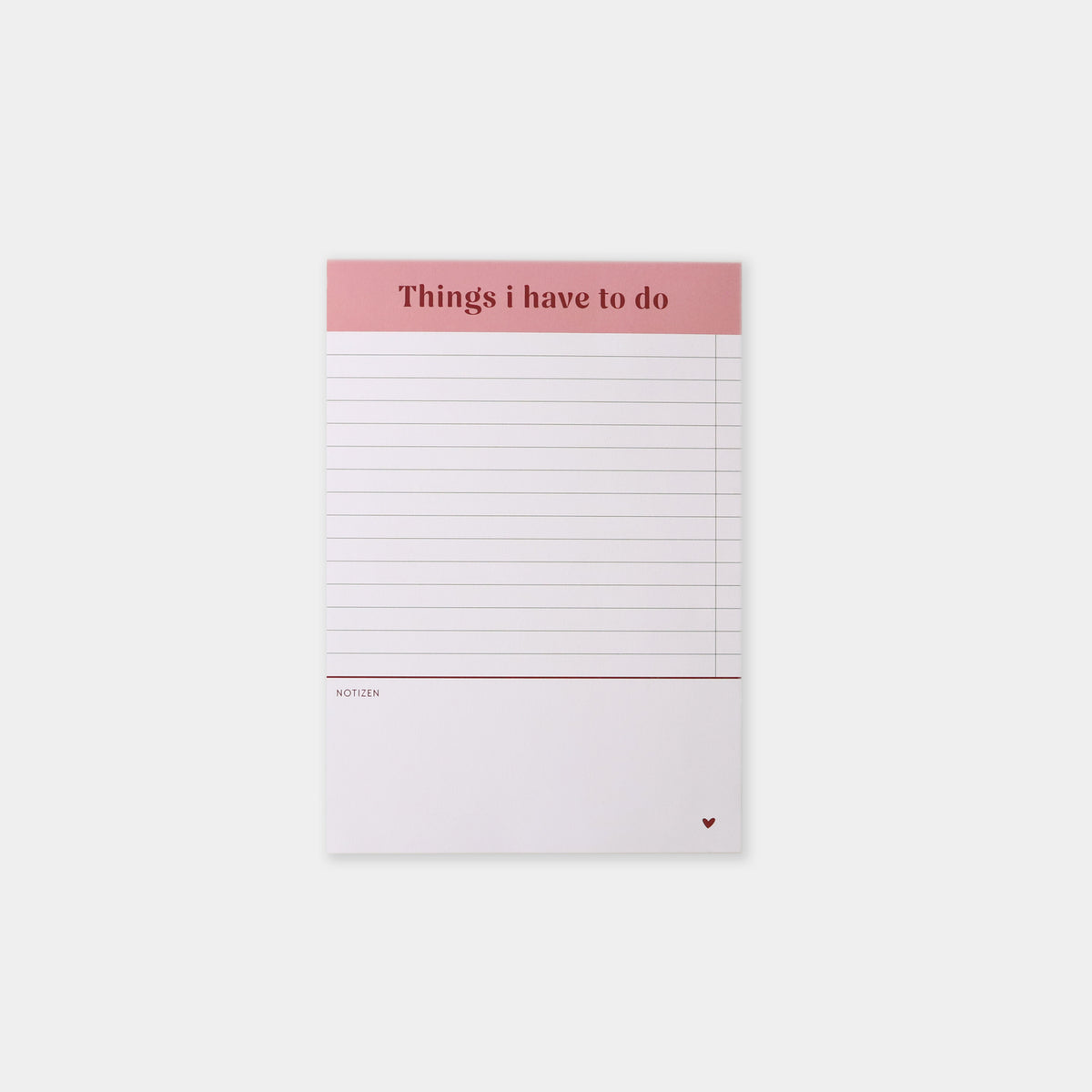 Notizblock A5 „Things“