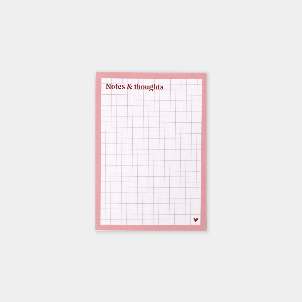 Notizblock A6 „Notes & thoughts“