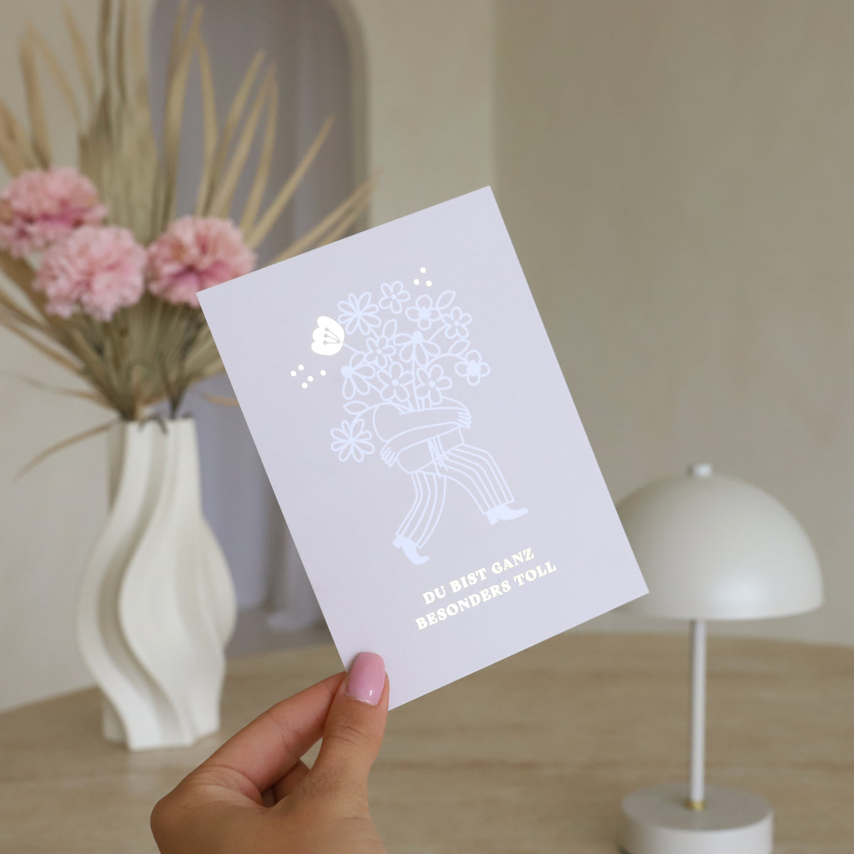 Postkarte A6 "Toll"