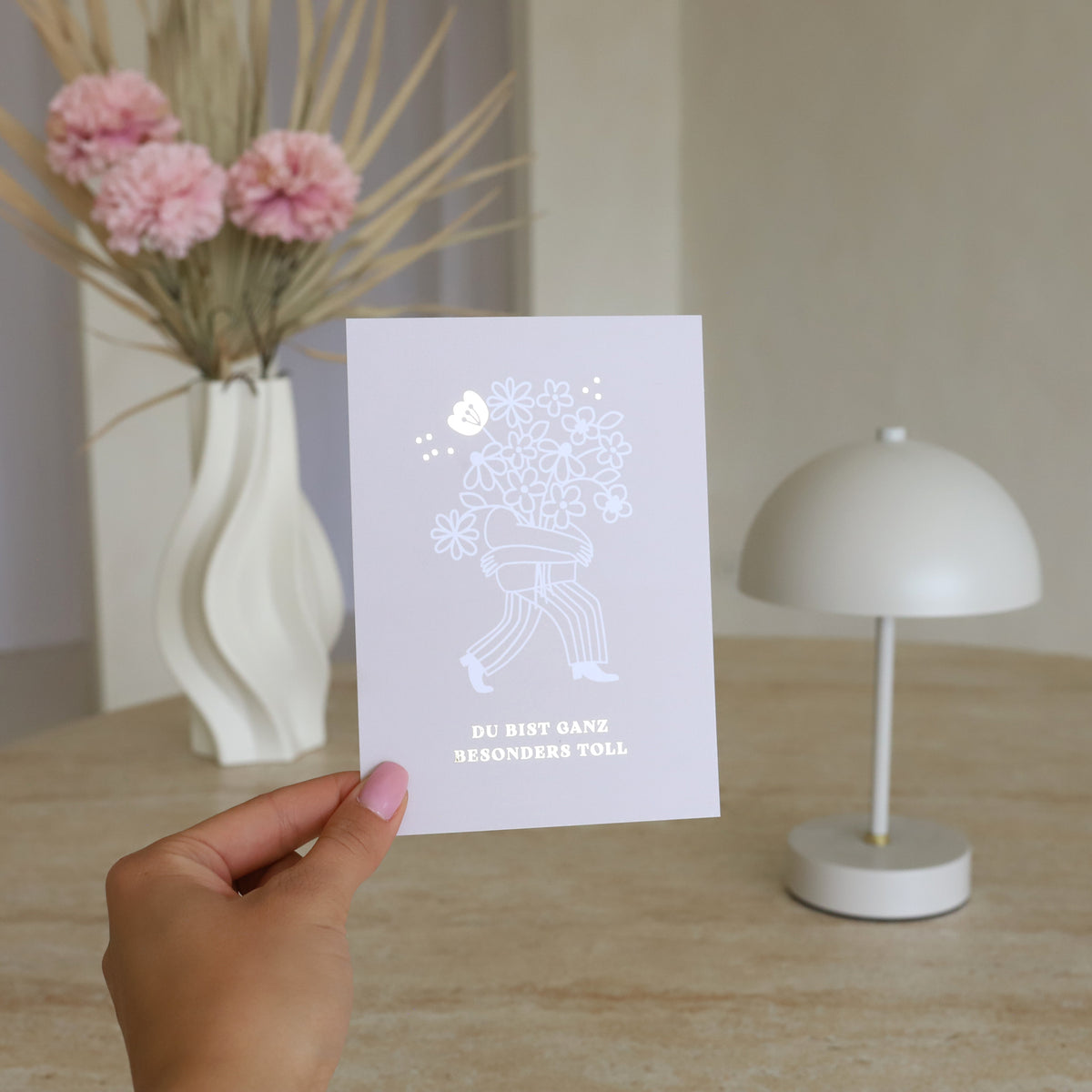 Postkarte A6 "Toll"