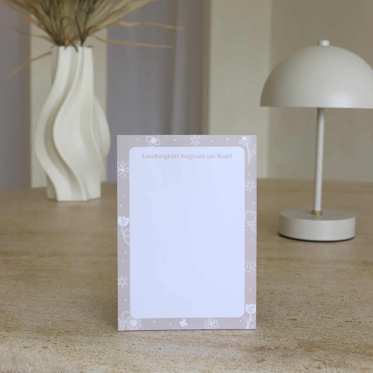 Notizblock A6 „Leichtigkeit“