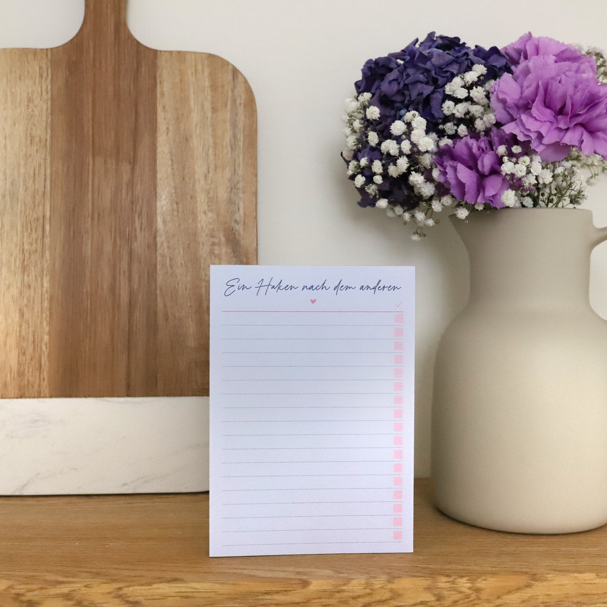 Notizblock A6 „Ein Haken“