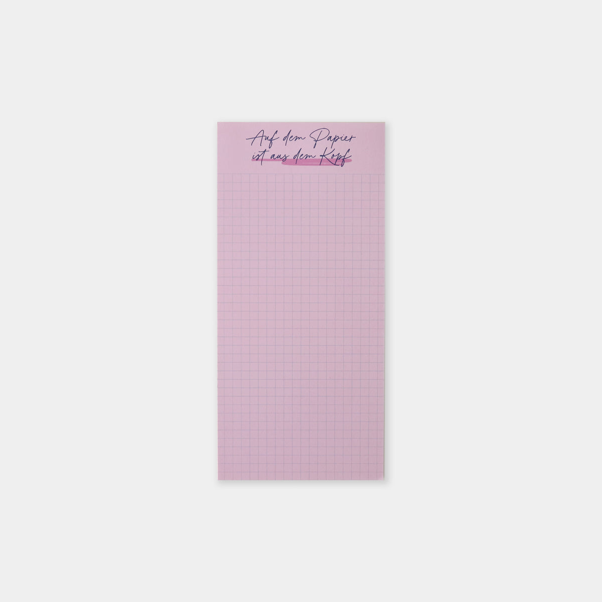 Notizblock DIN lang "Auf dem Papier"