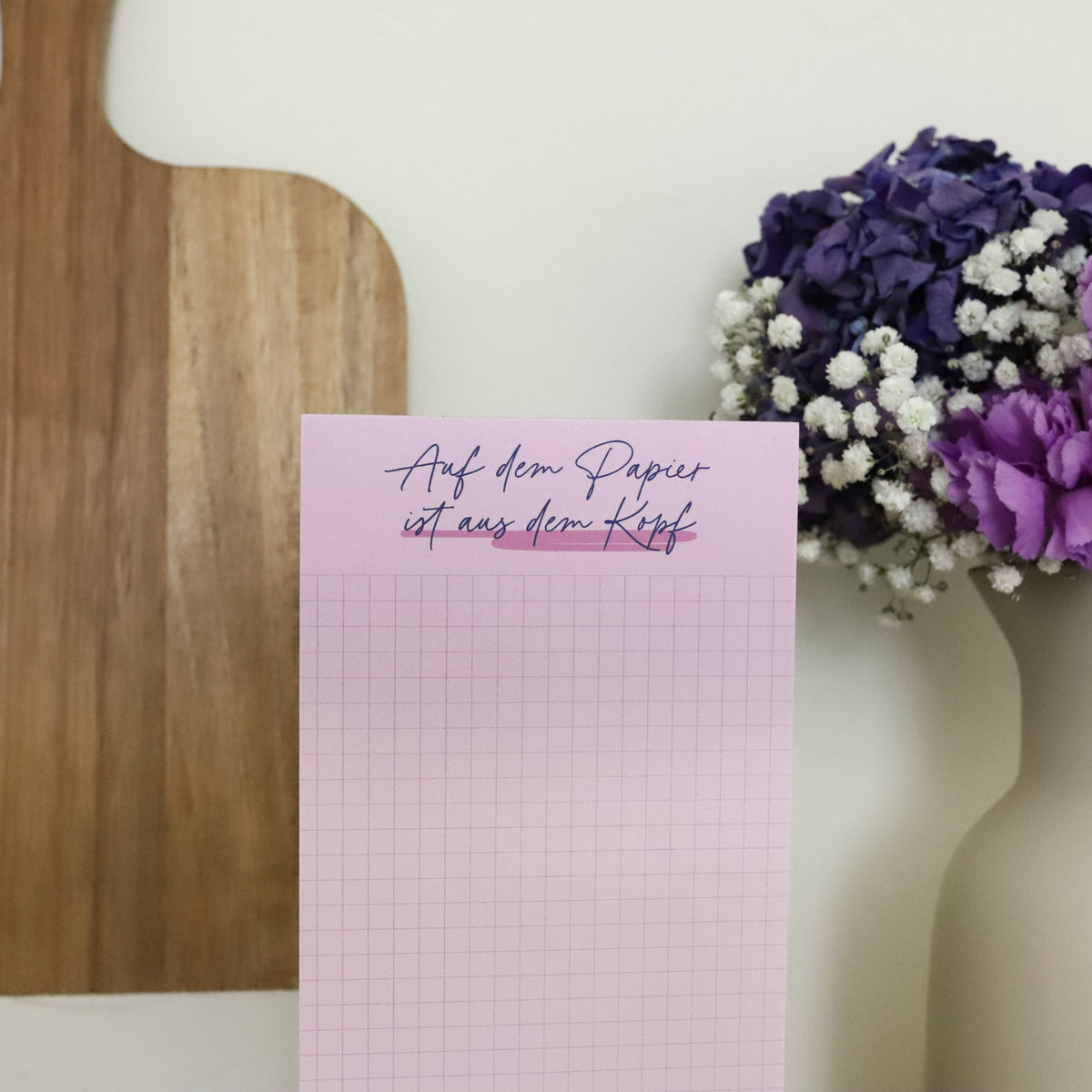 Notizblock DIN lang "Auf dem Papier"