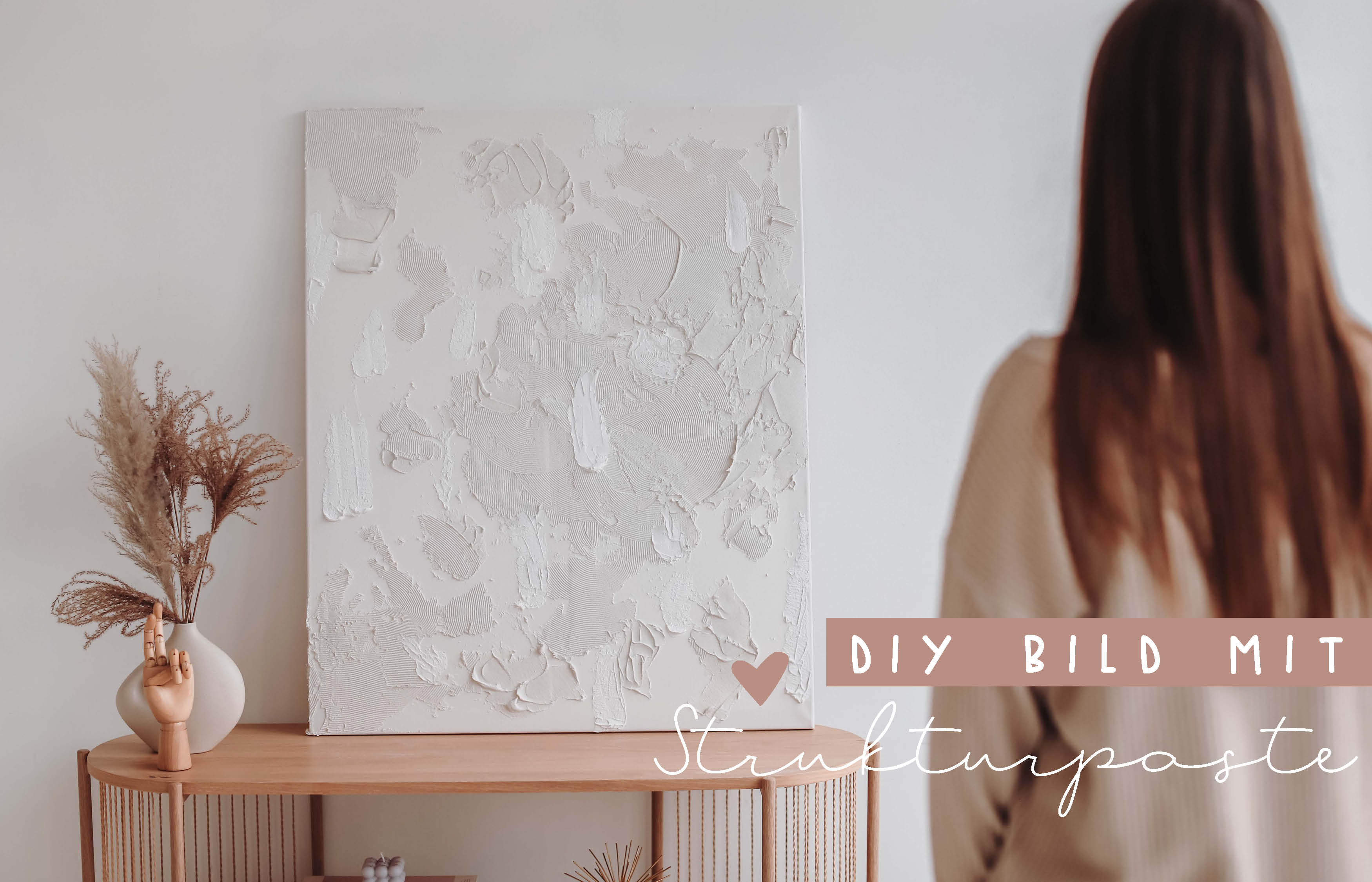 Achtsamkeits-DIY: Bilder malen mit Strukturpaste