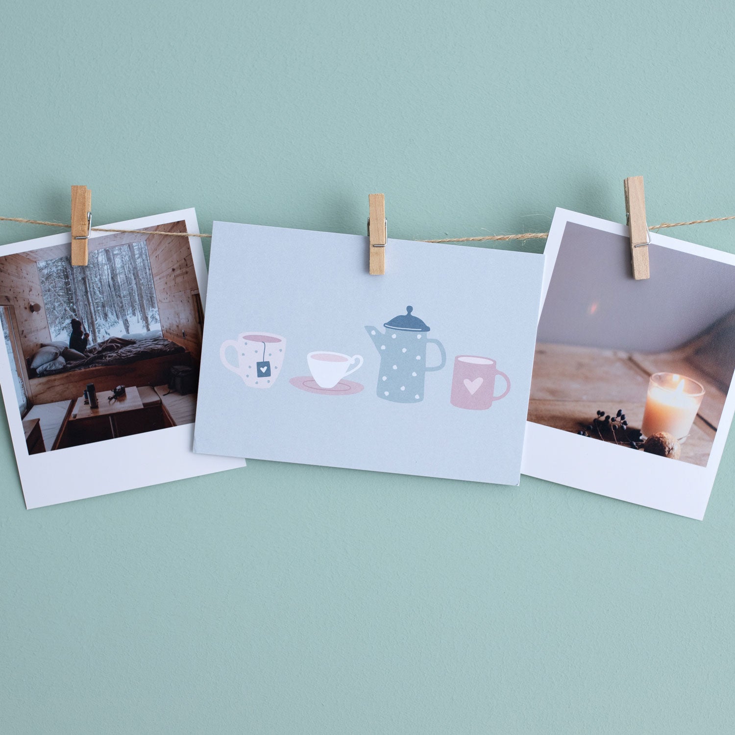 Postkarte „Cosy season“