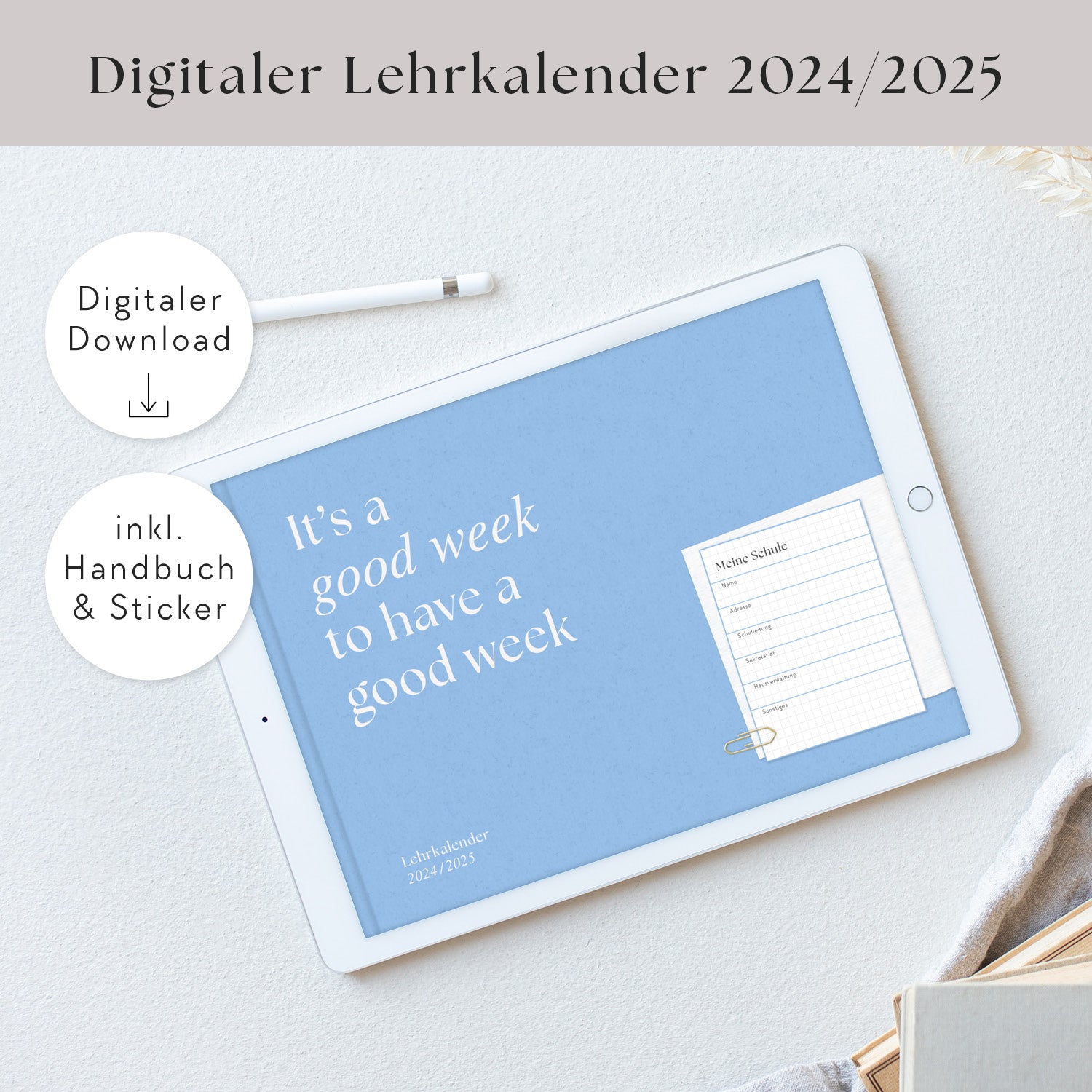 Digitaler Lehrkalender 2024/2025