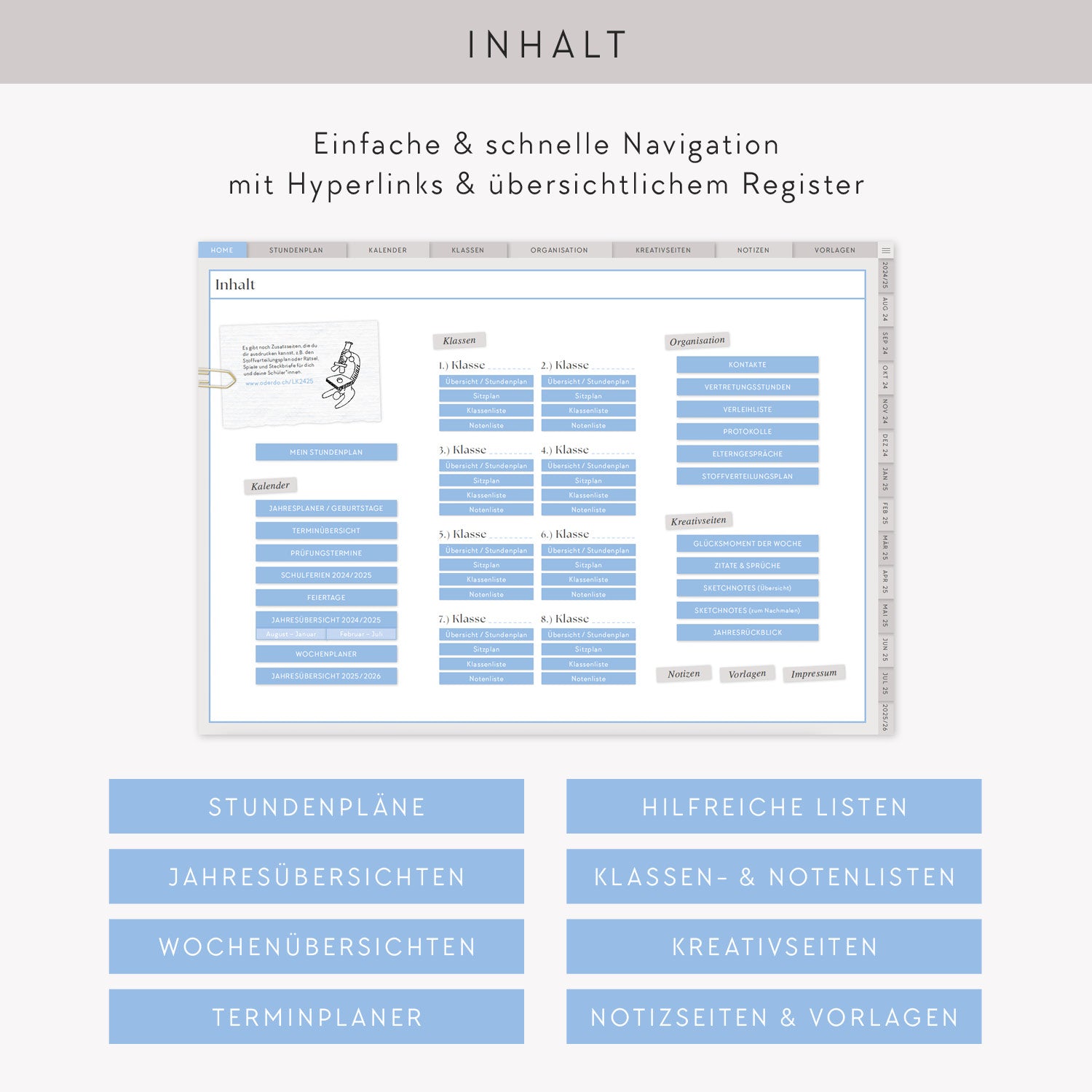 Digitaler Lehrkalender 2024/2025