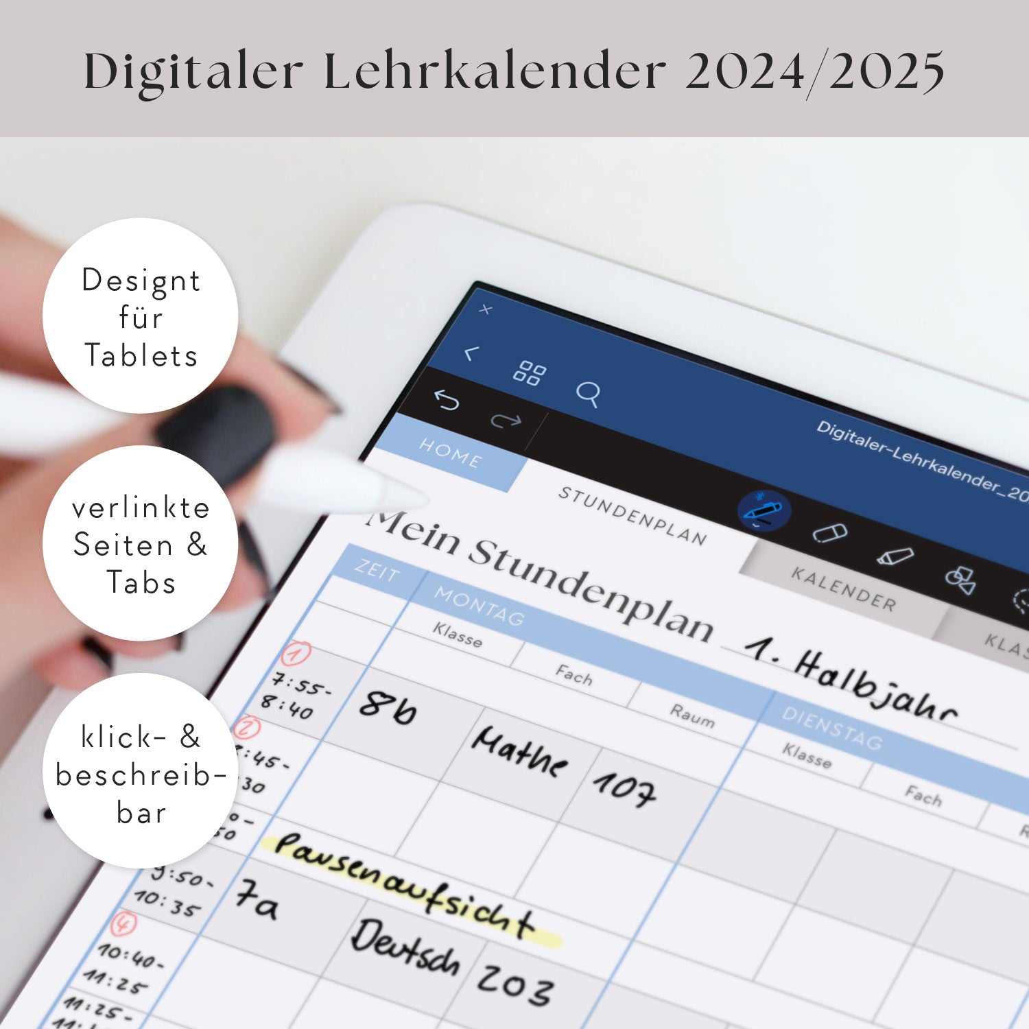 Digitaler Lehrkalender 2024/2025