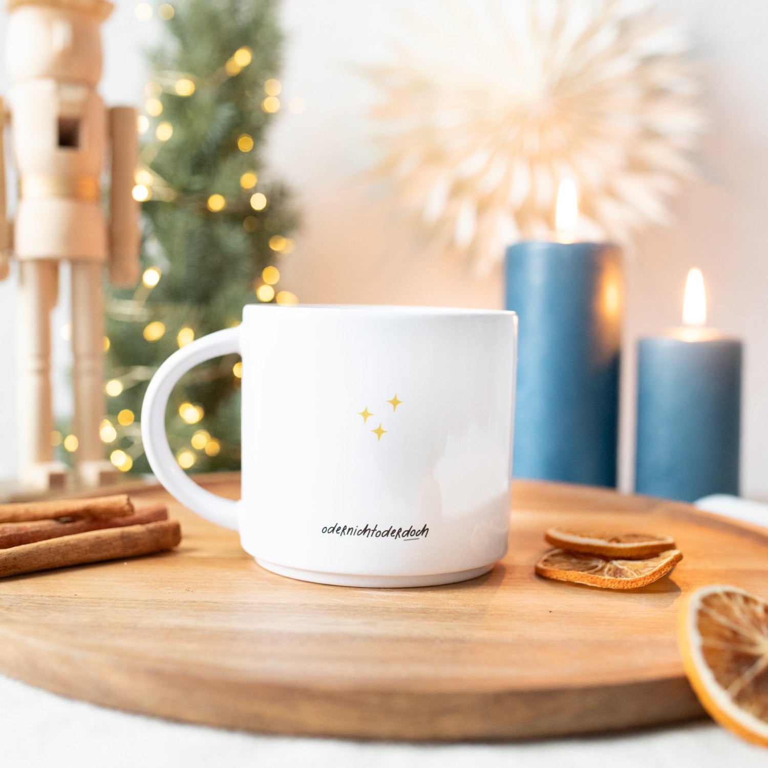 Jumbo-Tasse "Weihnachtszeit"