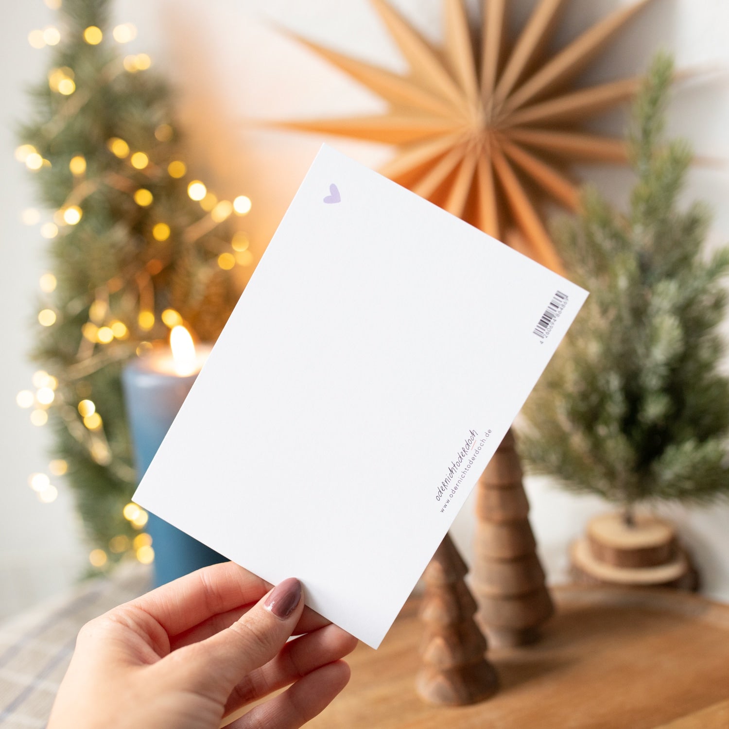 Postkarte „Fröhliche Weihnachten"