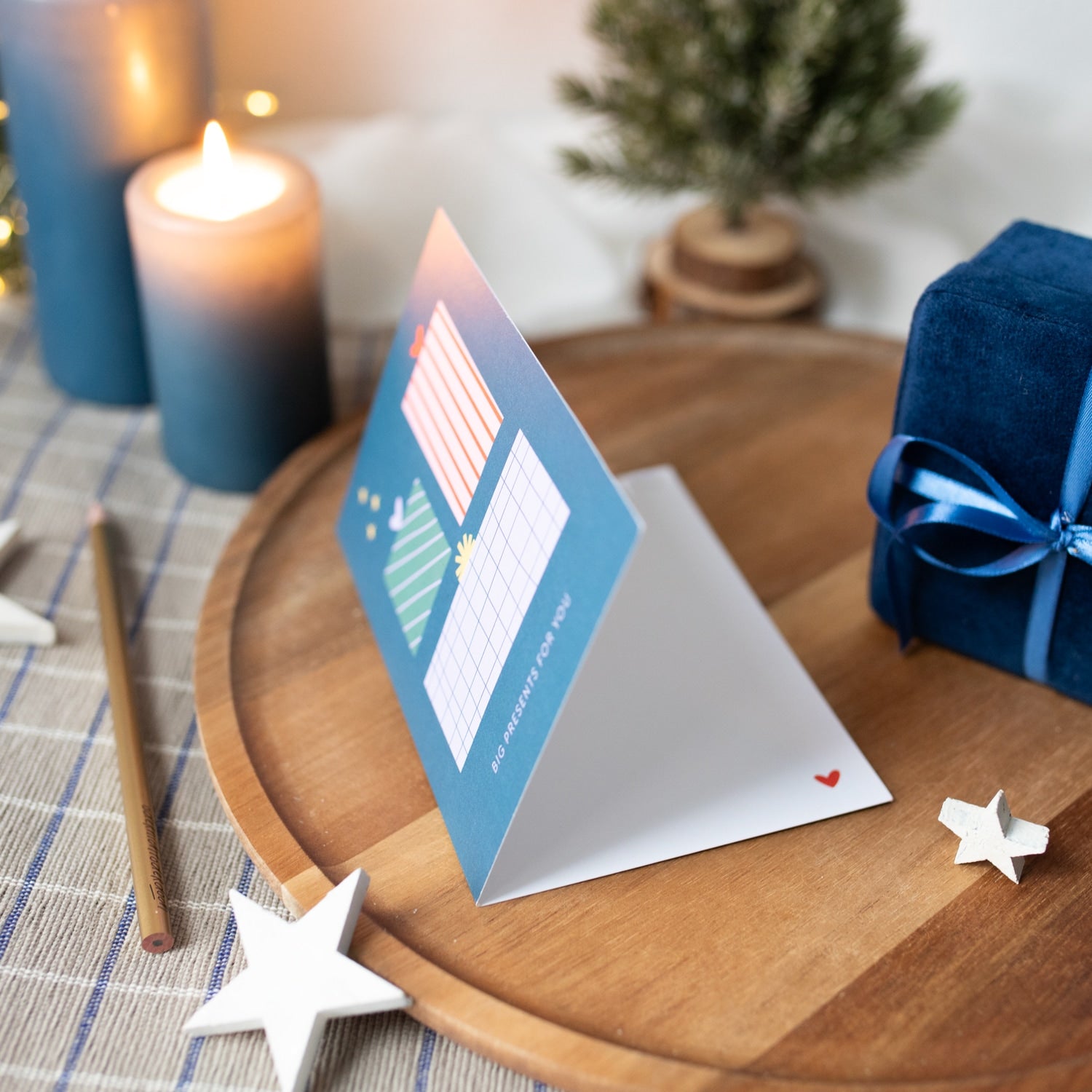 Klappkarte „Big presents"