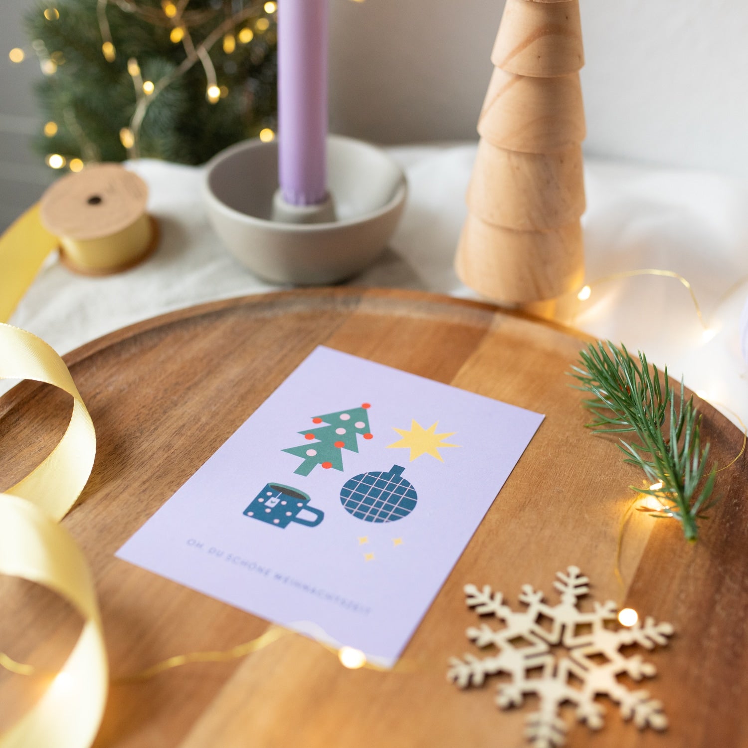 Postkarte „Oh du schöne"