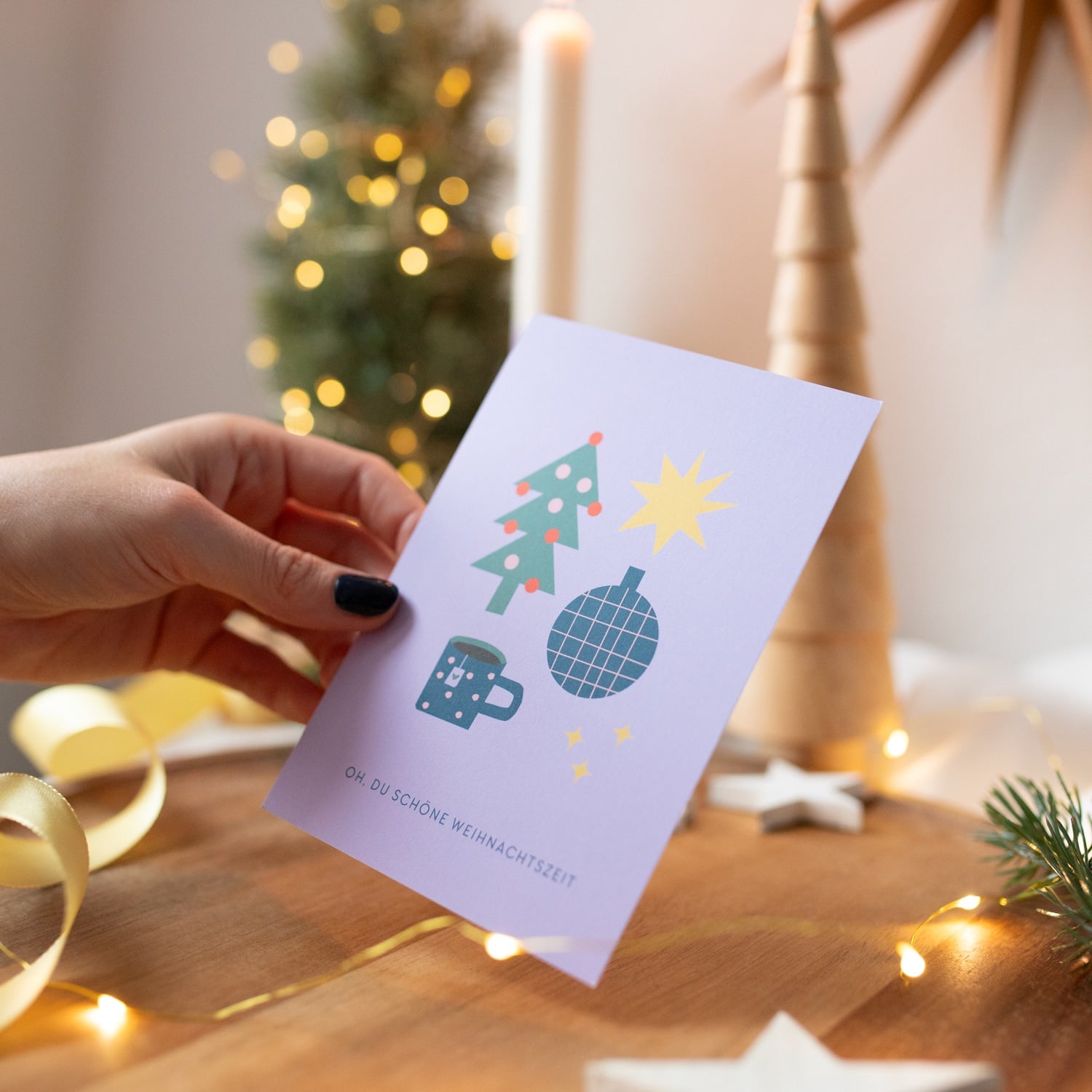 Postkarte „Oh du schöne"