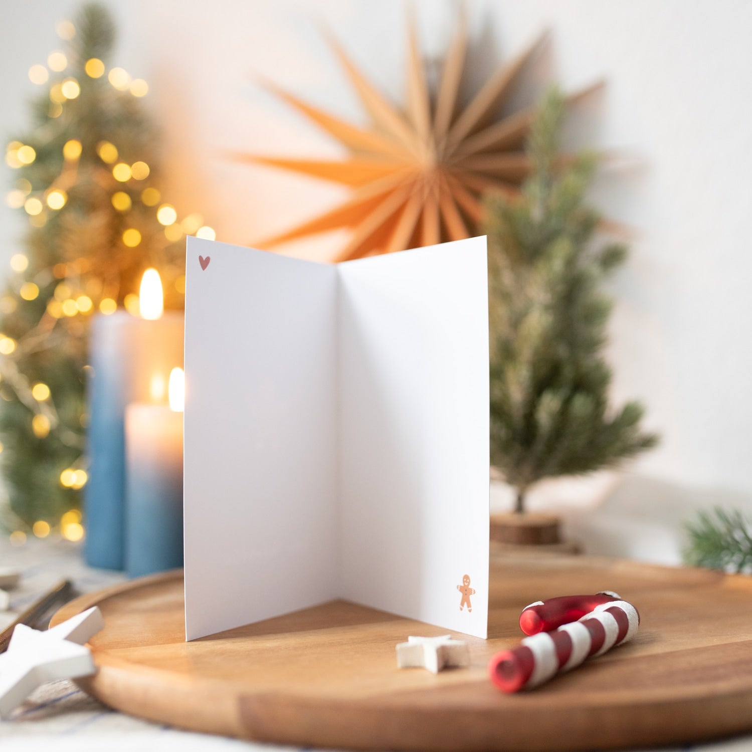 Klappkarte „Frohe Weihnachten"