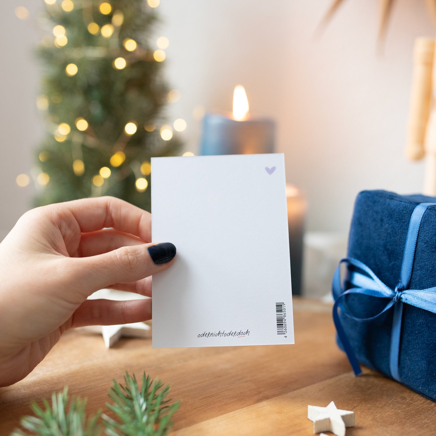 Karte A7 „Fröhliche Weihnachten"