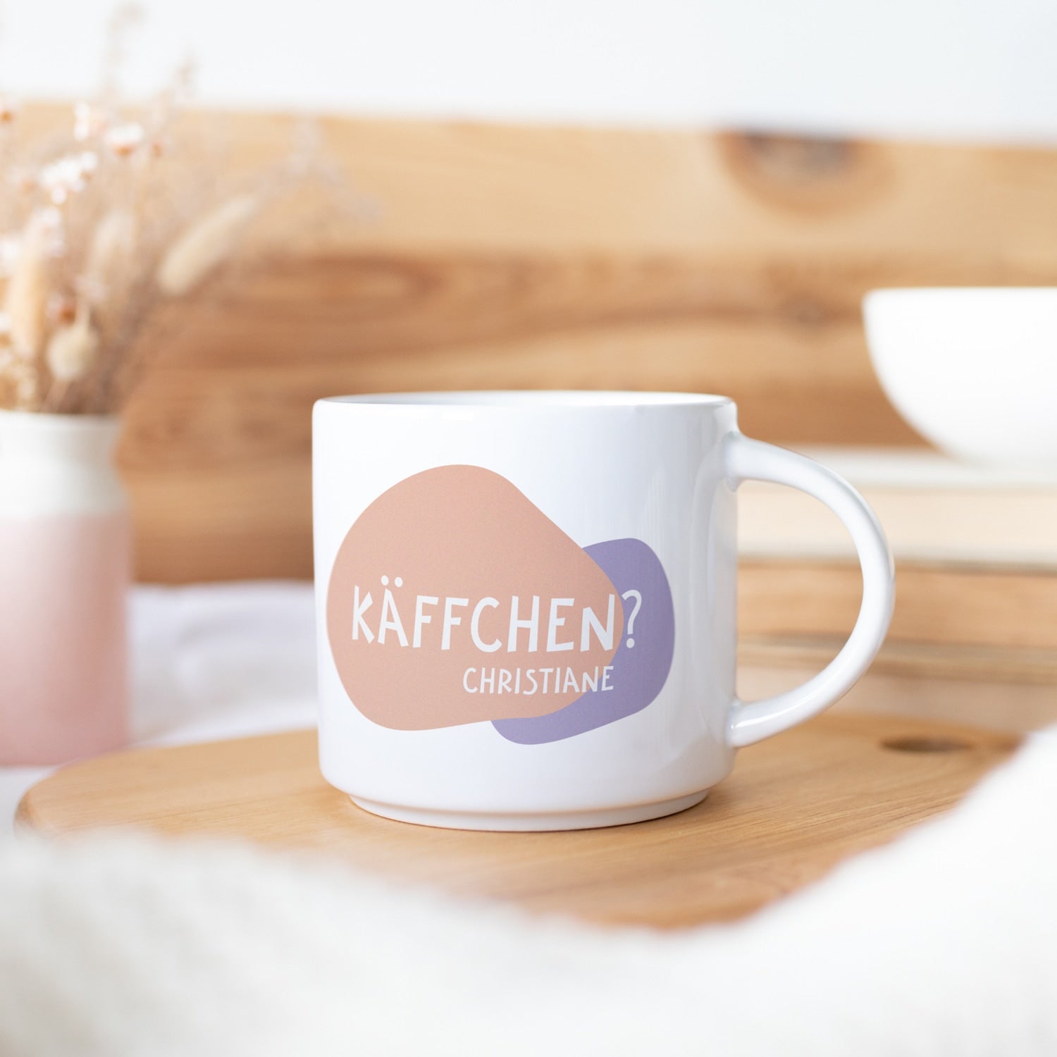 Tasse „Käffchen", personalisierbar