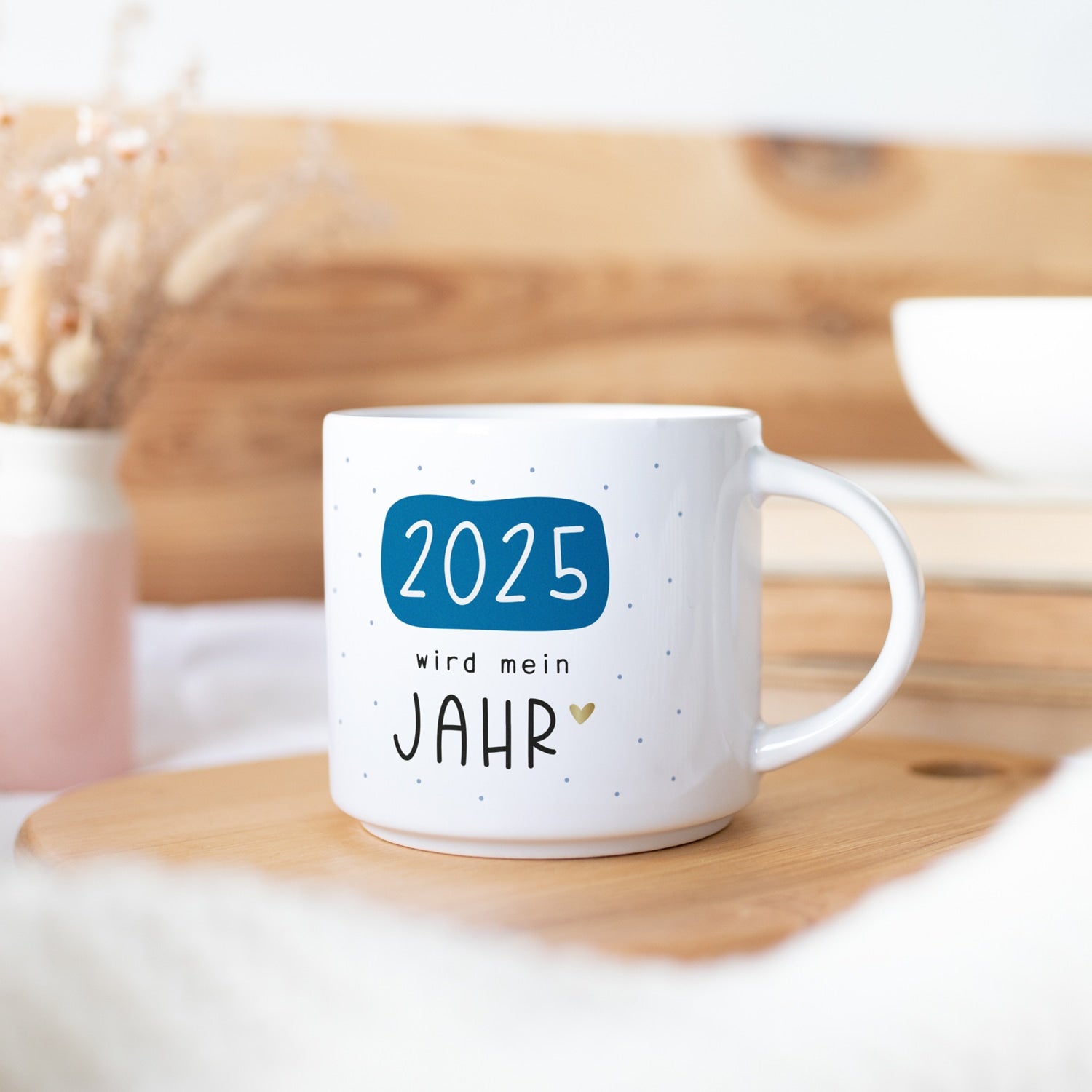 Tasse „2025 wird mein Jahr“