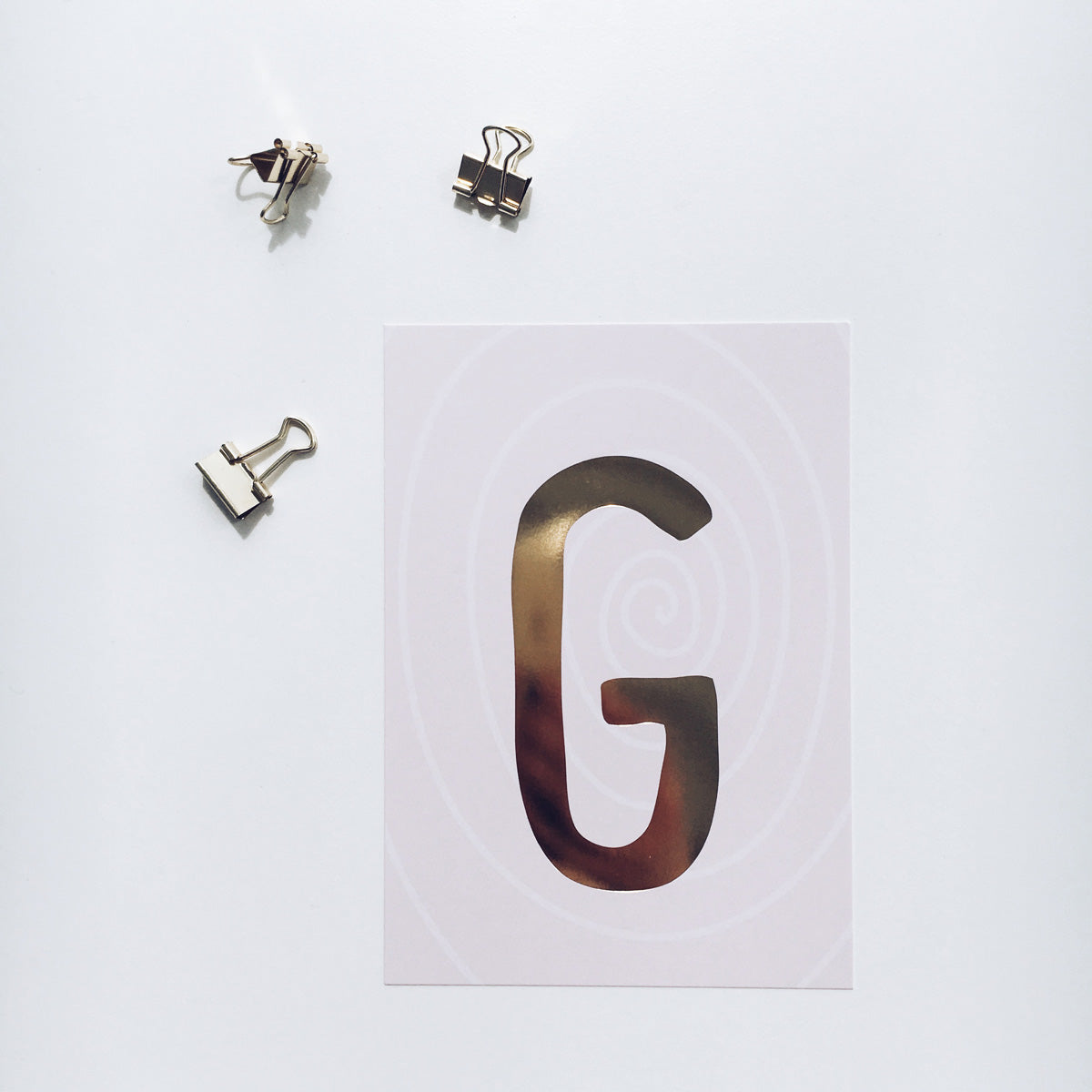 Postkarte „G"