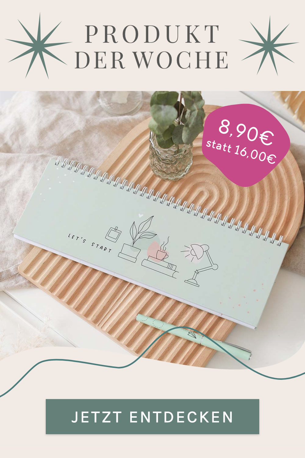 Tischkalender „Let’s start"