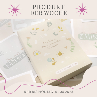 Meilensteinkarten „Erstes Lebensjahr“