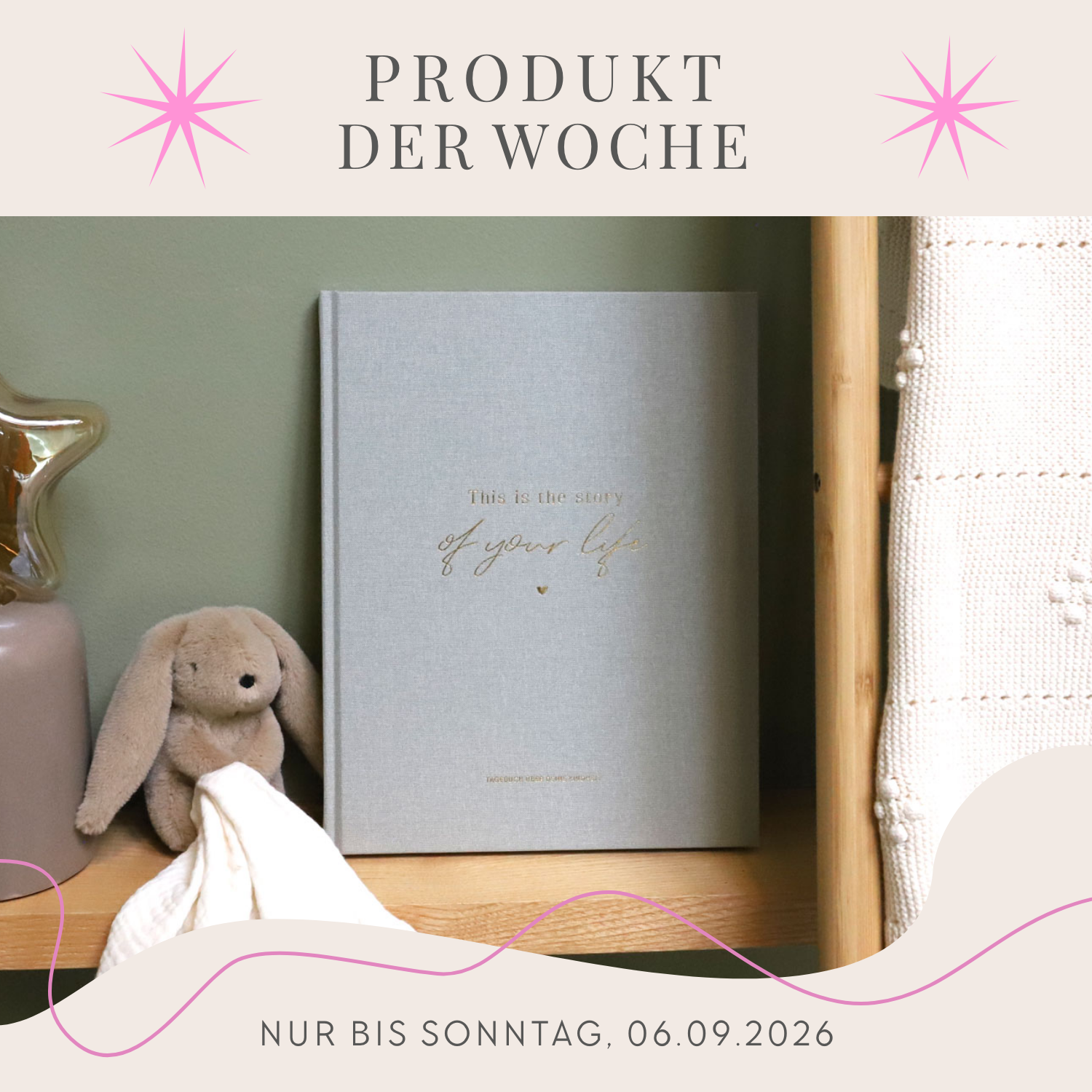 Tagebuch „Deine Kindheit", quarzgrau